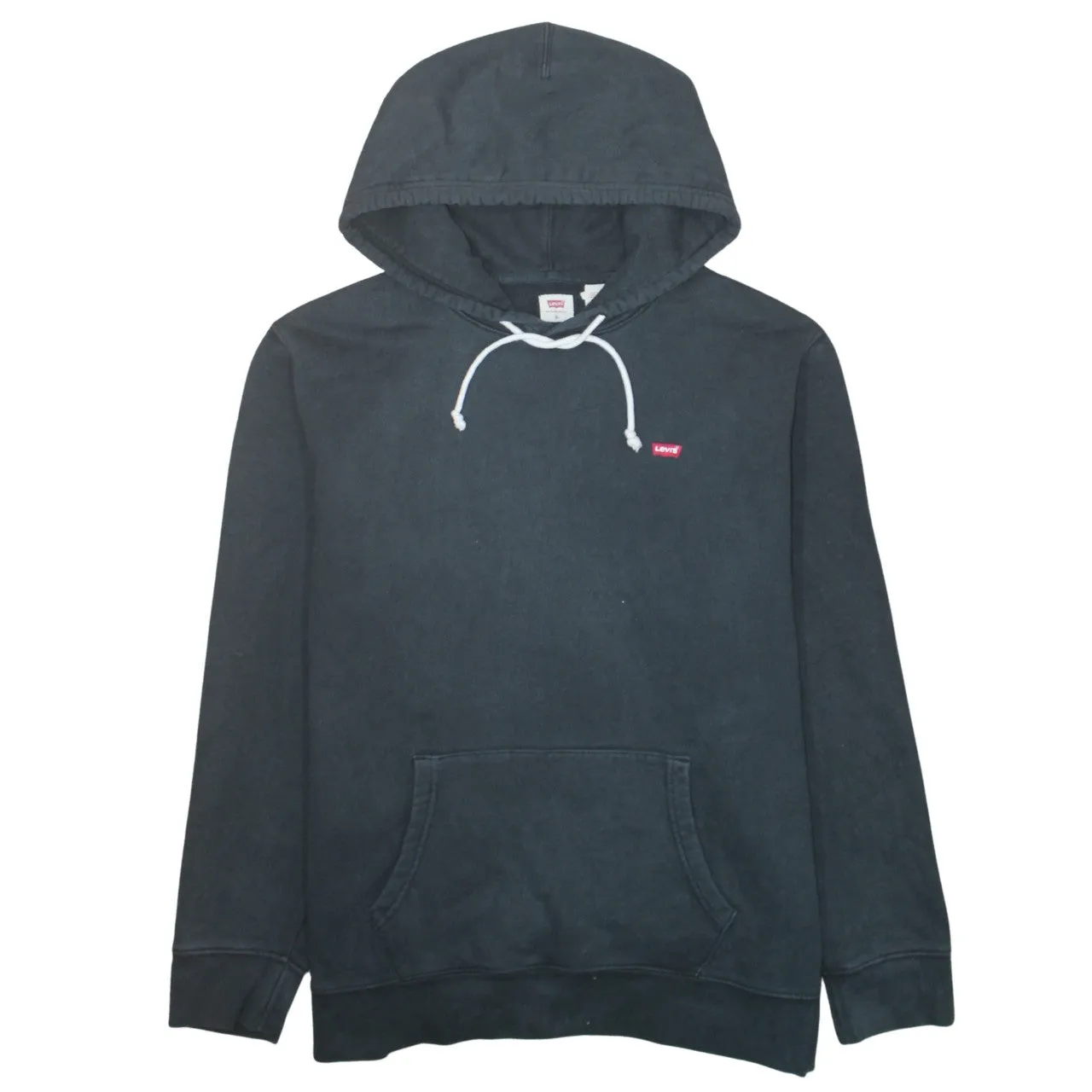 Levi's 90's Drawstring Pockets Pullover Hoodie XLarge Black sold by Vintage Club