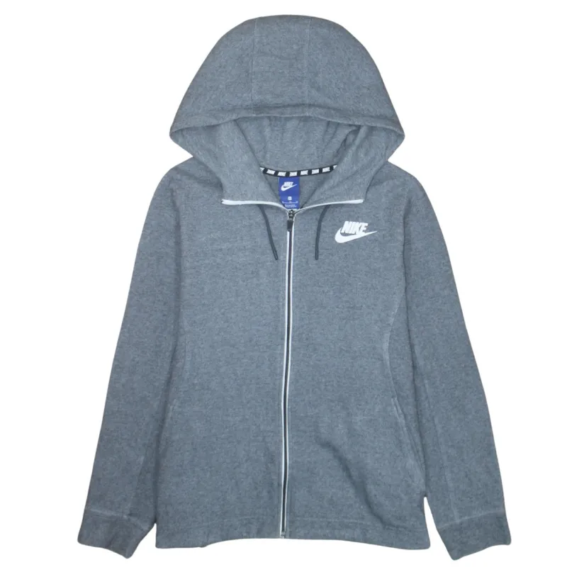 Nike 90's Swoosh Full Zip Up Hoodie XLarge Grey sold by Vintage Club