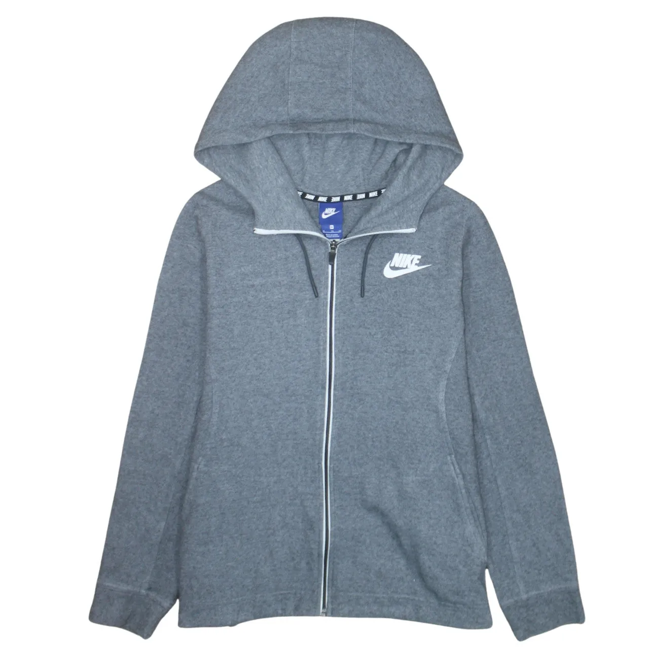 Nike 90's Swoosh Full Zip Up Hoodie XLarge Grey sold by Vintage Club