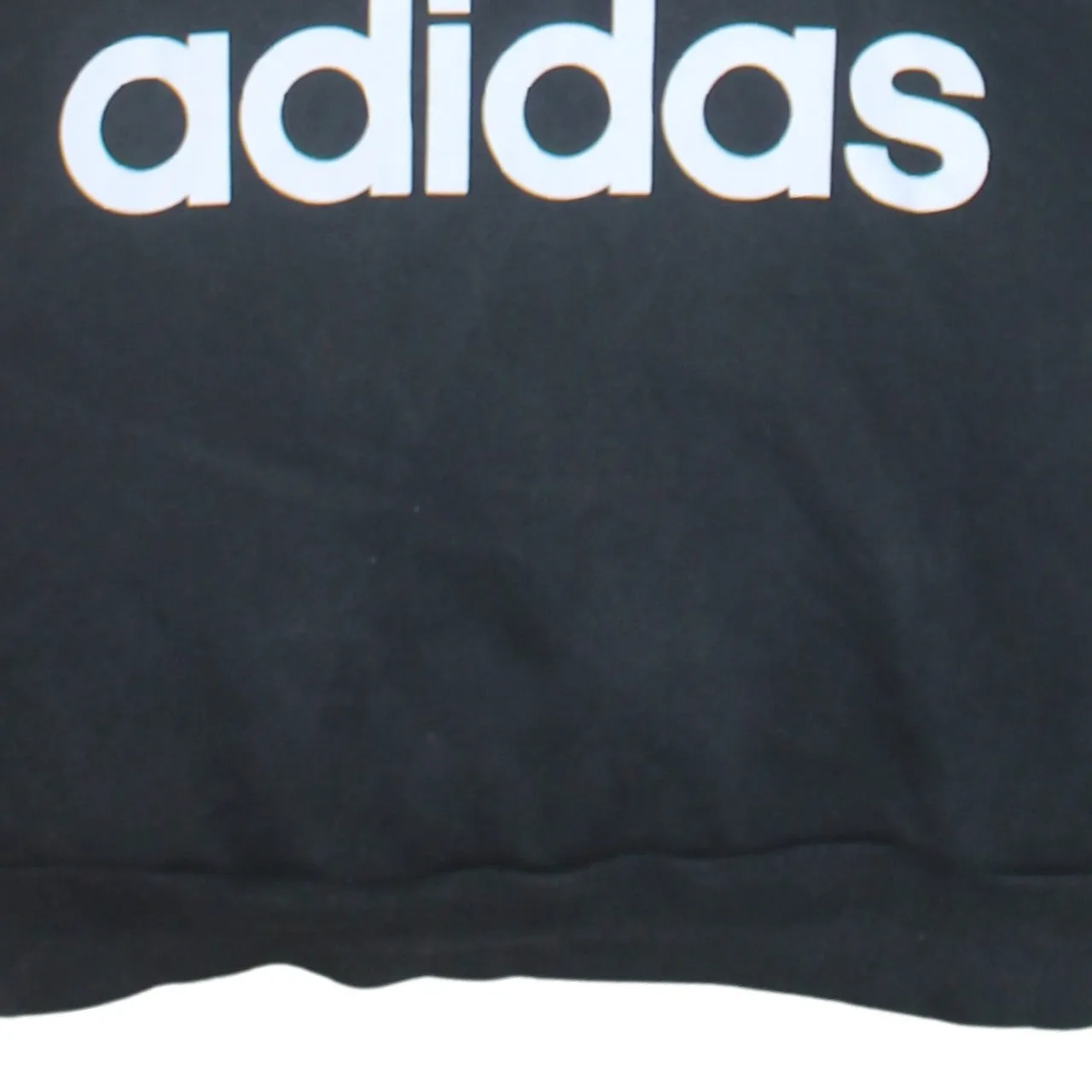 Adidas 90's Spellout Pullover Hoodie Large Black sold by Vintage Club product image thumbnail 4