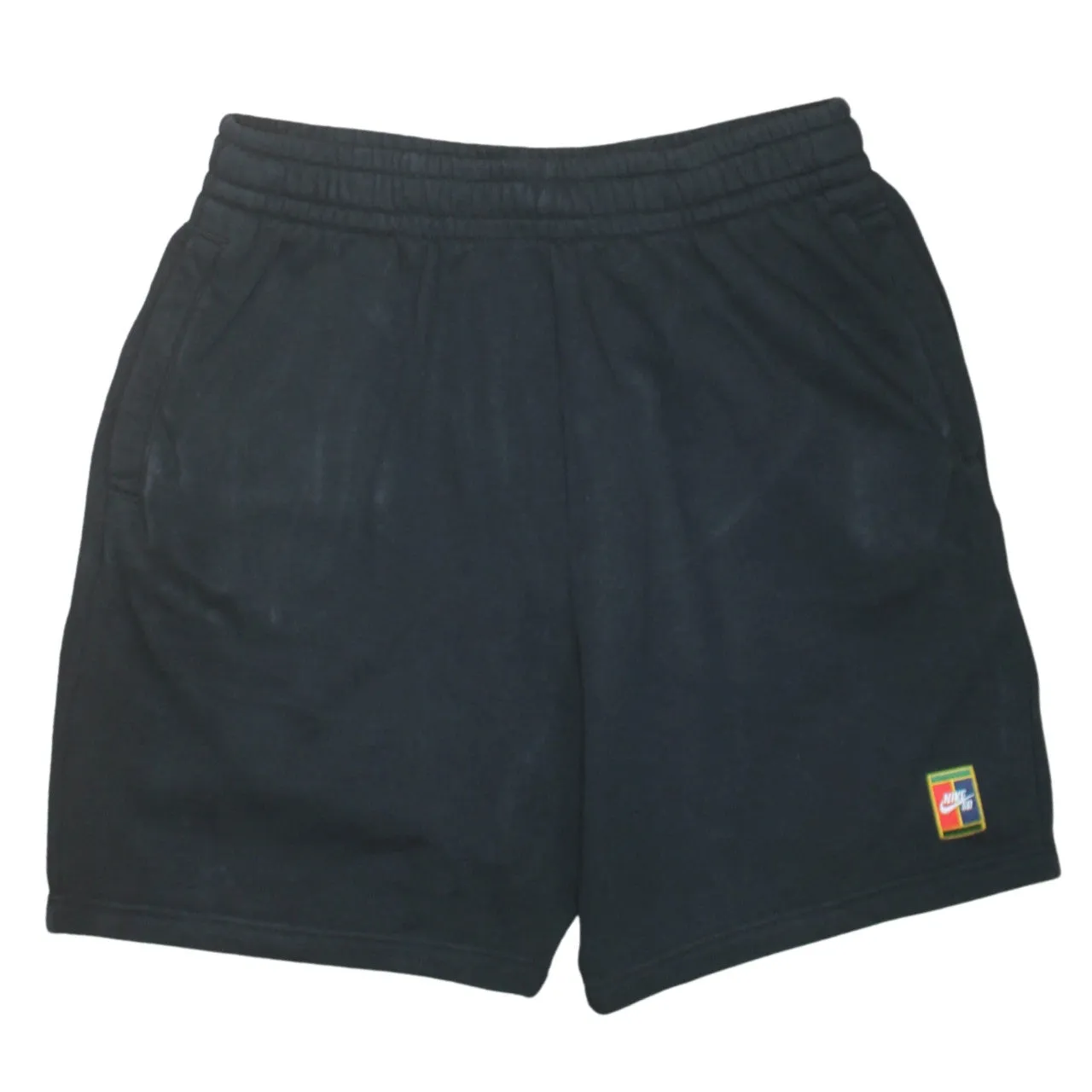 Nike 90's Swoosh Baggy Chino Shorts Medium Black sold by Vintage Club