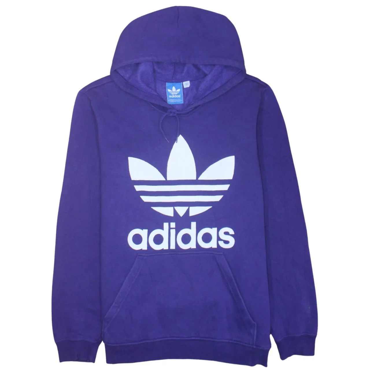 Adidas 90's Spellout Pullover Hoodie Large Purple sold by Vintage Club