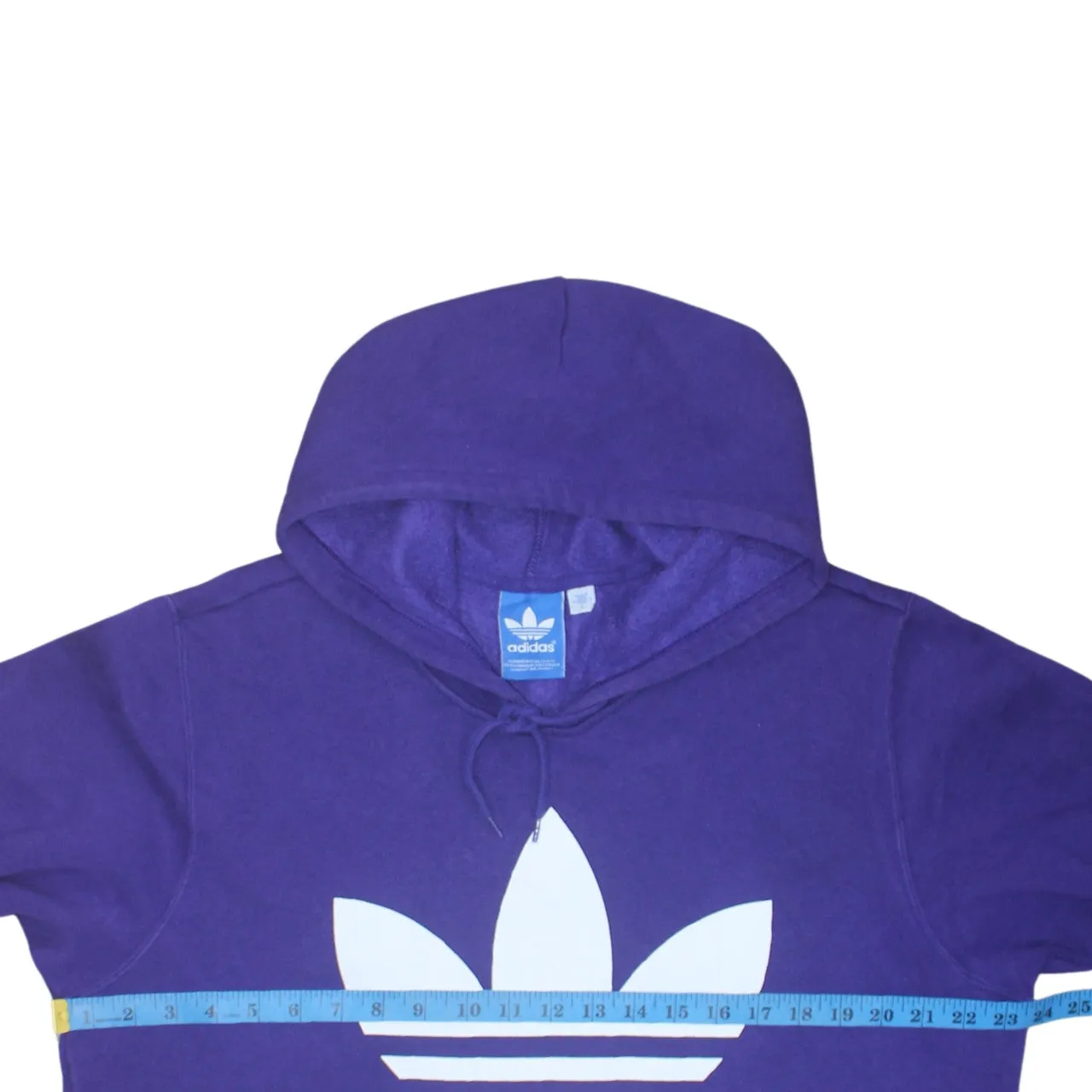 Adidas 90's Spellout Pullover Hoodie Large Purple sold by Vintage Club product image thumbnail 5