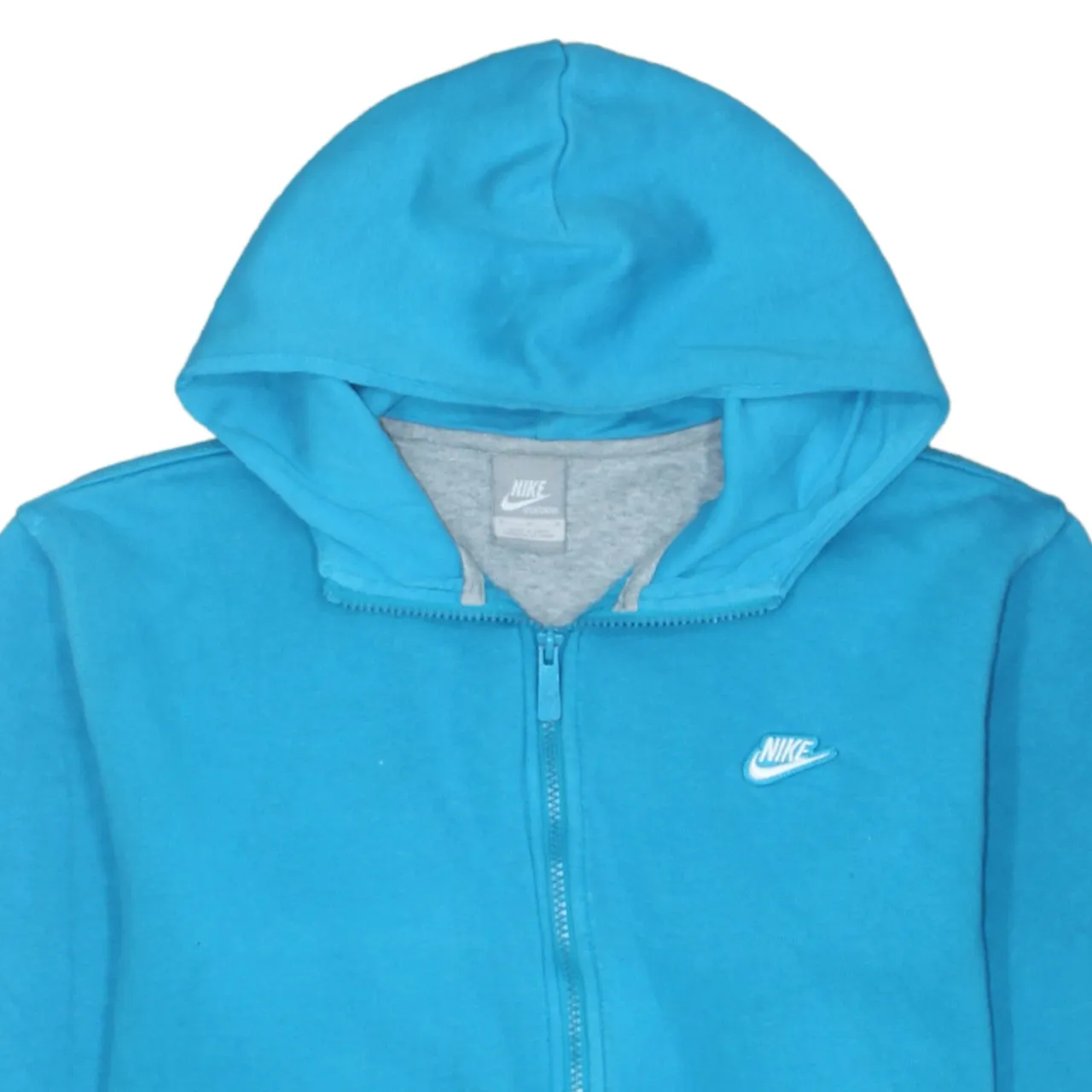 Nike 90's Swoosh Full Zip Up Hoodie Medium Blue sold by Vintage Club product image thumbnail 3