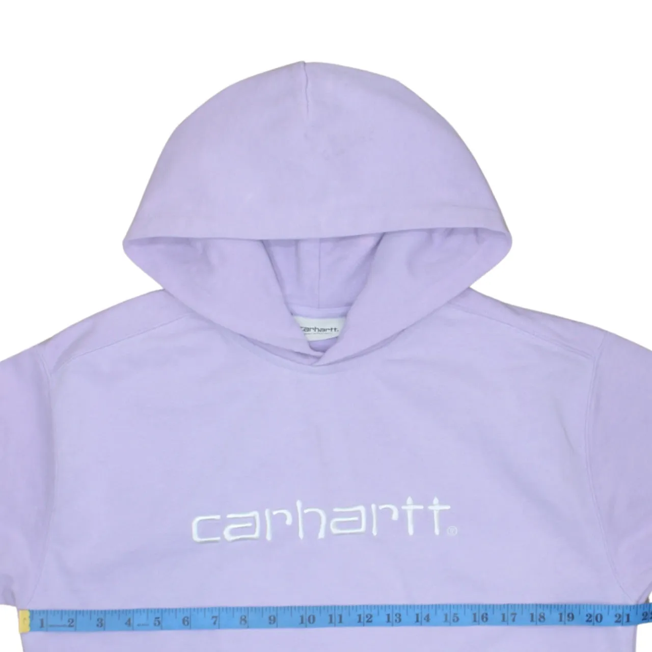 Carhartt 90's Spellout Pullover Hoodie Small Purple sold by Vintage Club product image thumbnail 5