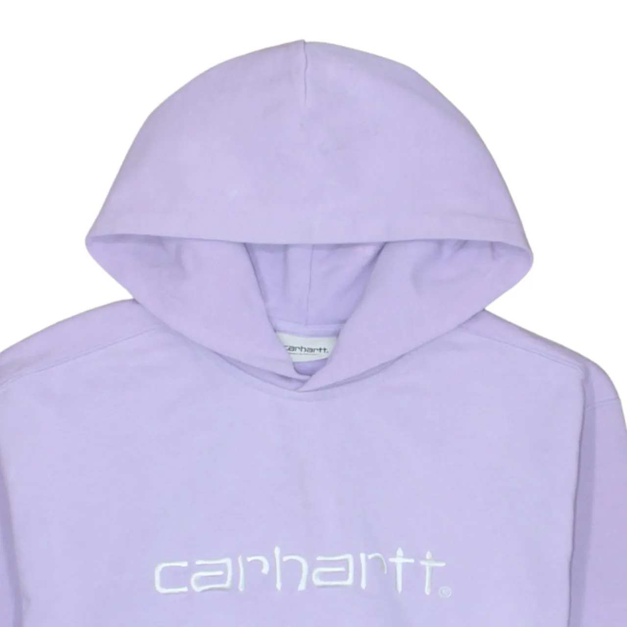 Carhartt 90's Spellout Pullover Hoodie Small Purple sold by Vintage Club product image thumbnail 3