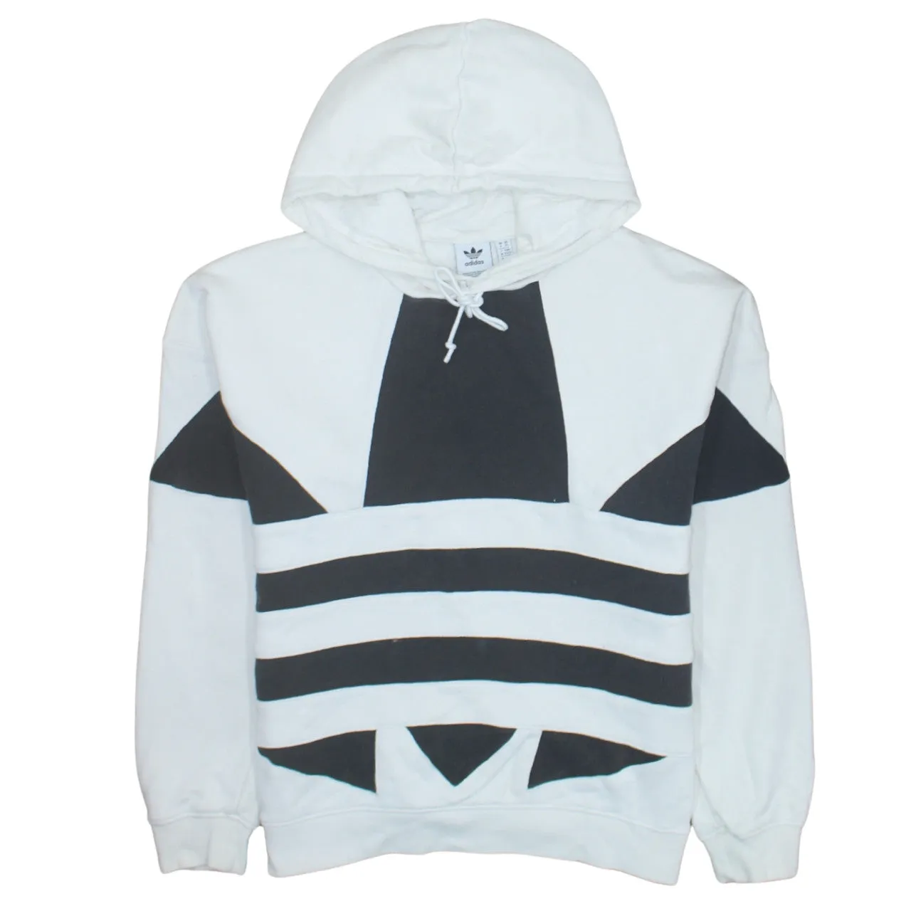 Adidas 90's Plain Pullover Hoodie XSmall Grey sold by Vintage Club