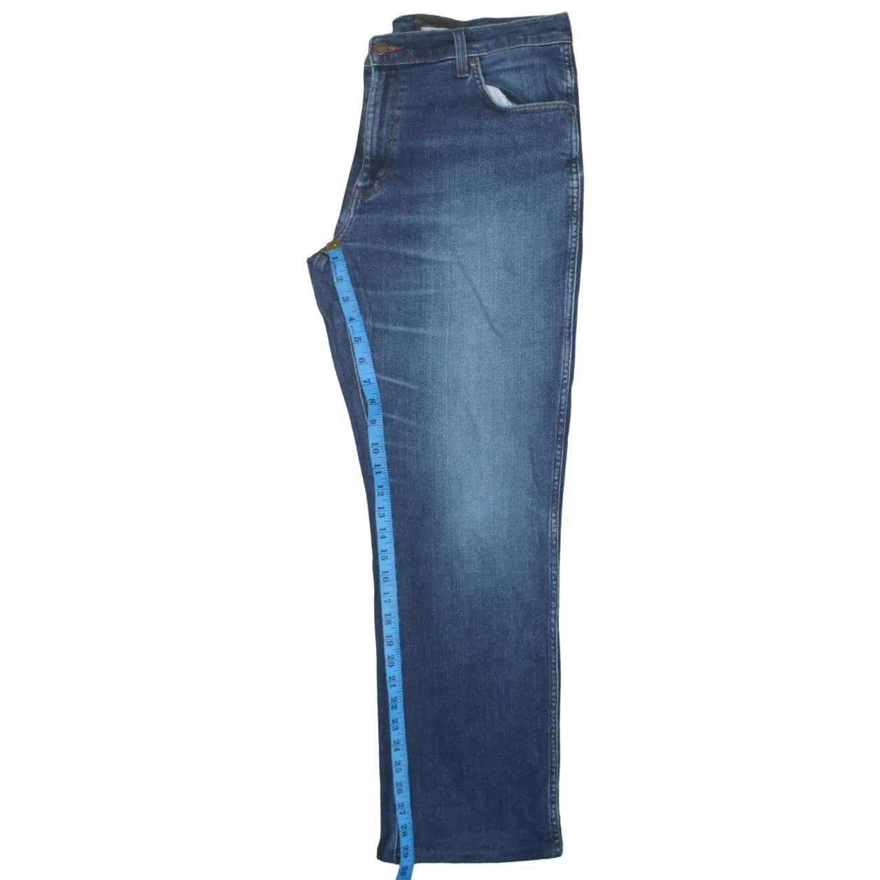 Wrangler 90's Lightwash Straight Leg Baggy Jeans / Pants 36 Blue sold by Vintage Club product image thumbnail 5