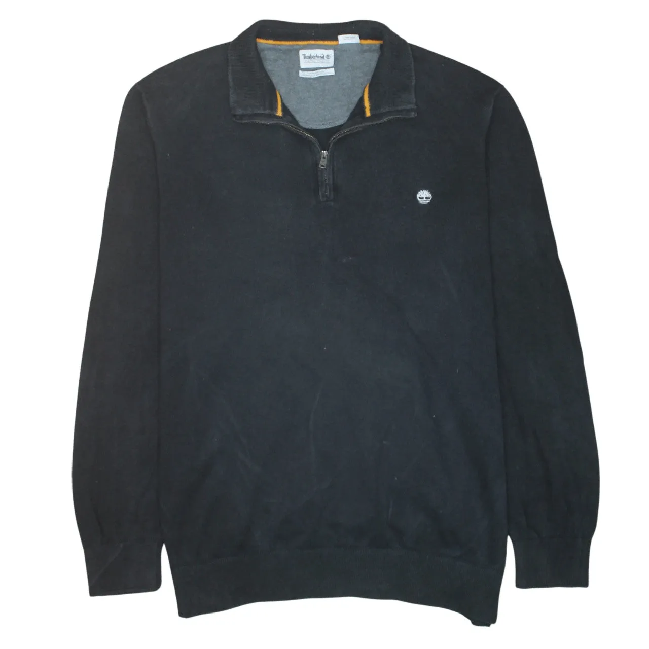 Timberland 90's Lightweight Quarter Zip Sweatshirt XXXLarge (3XL) Black sold by Vintage Club