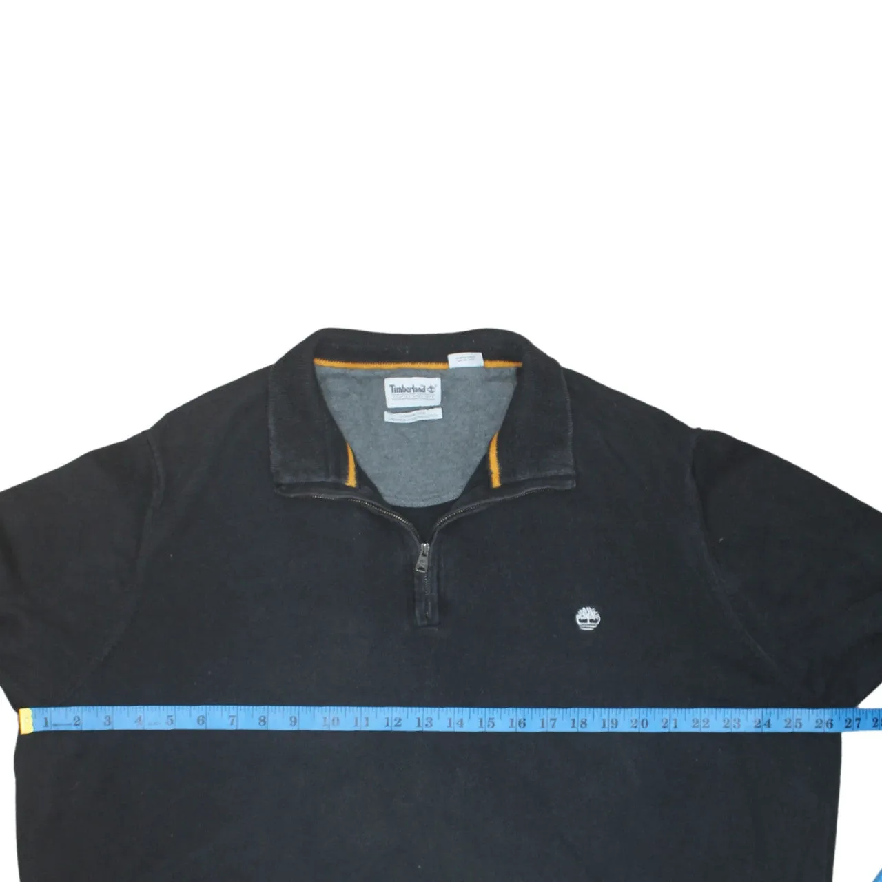 Timberland 90's Lightweight Quarter Zip Sweatshirt XXXLarge (3XL) Black sold by Vintage Club product image thumbnail 5