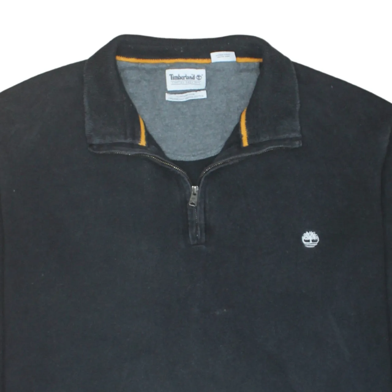Timberland 90's Lightweight Quarter Zip Sweatshirt XXXLarge (3XL) Black sold by Vintage Club product image thumbnail 3