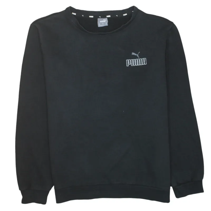 Puma 90's Lightweight Crew Neck Sweatshirt XXLarge (2XL) Black sold by Vintage Club
