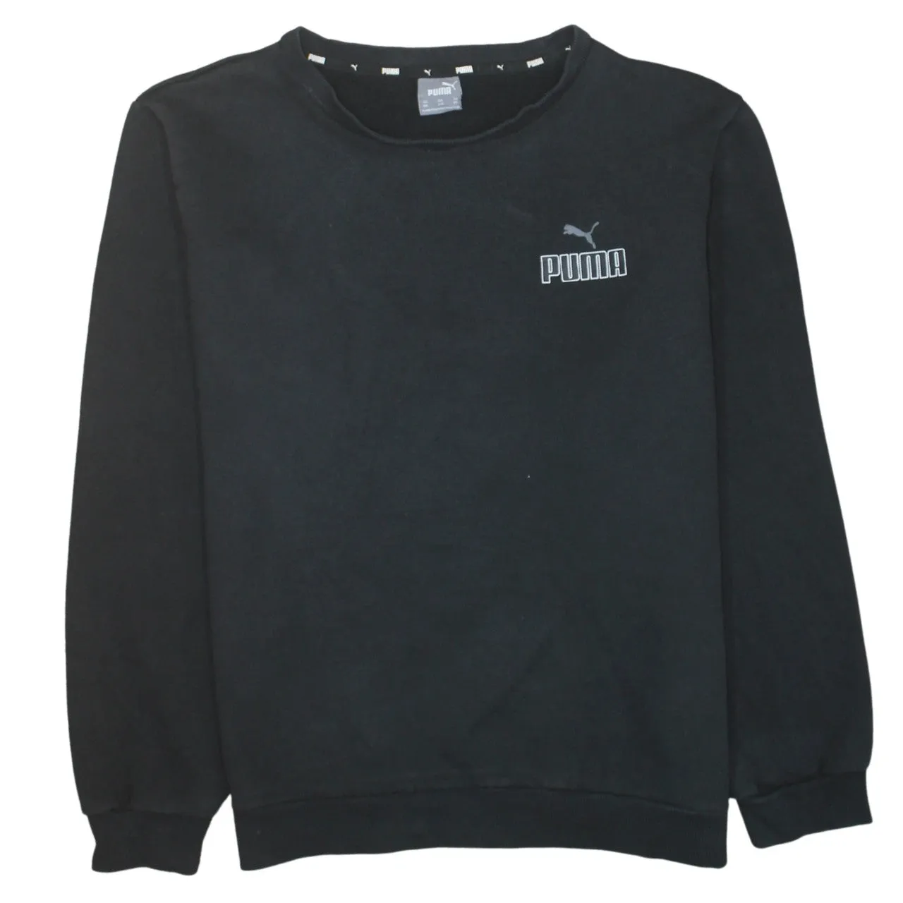 Puma 90's Lightweight Crew Neck Sweatshirt XXLarge (2XL) Black sold by Vintage Club