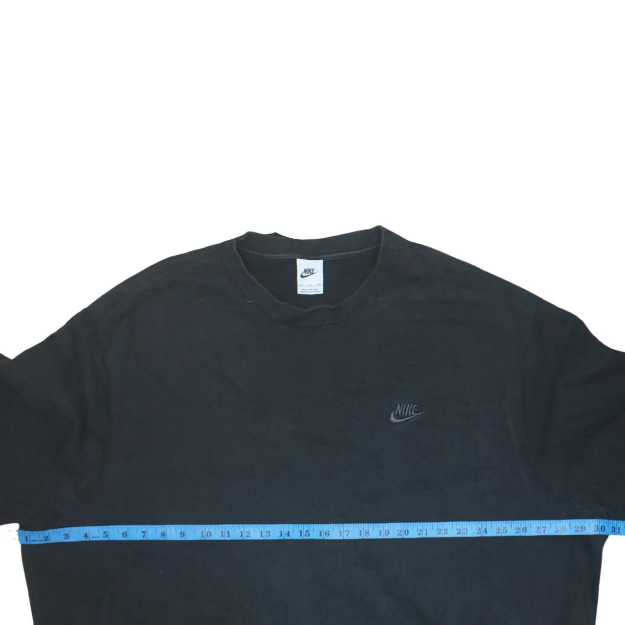 Nike 90's Swoosh Crew Neck Sweatshirt XXXLarge (3XL) Black sold by Vintage Club product image thumbnail 5