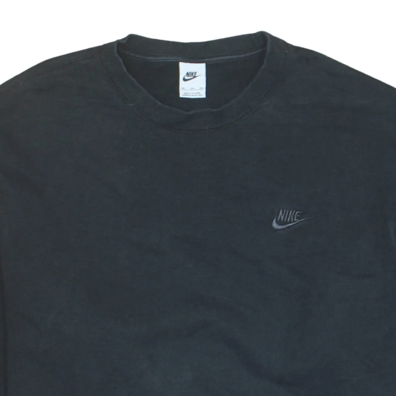 Nike 90's Swoosh Crew Neck Sweatshirt XXXLarge (3XL) Black sold by Vintage Club product image thumbnail 3