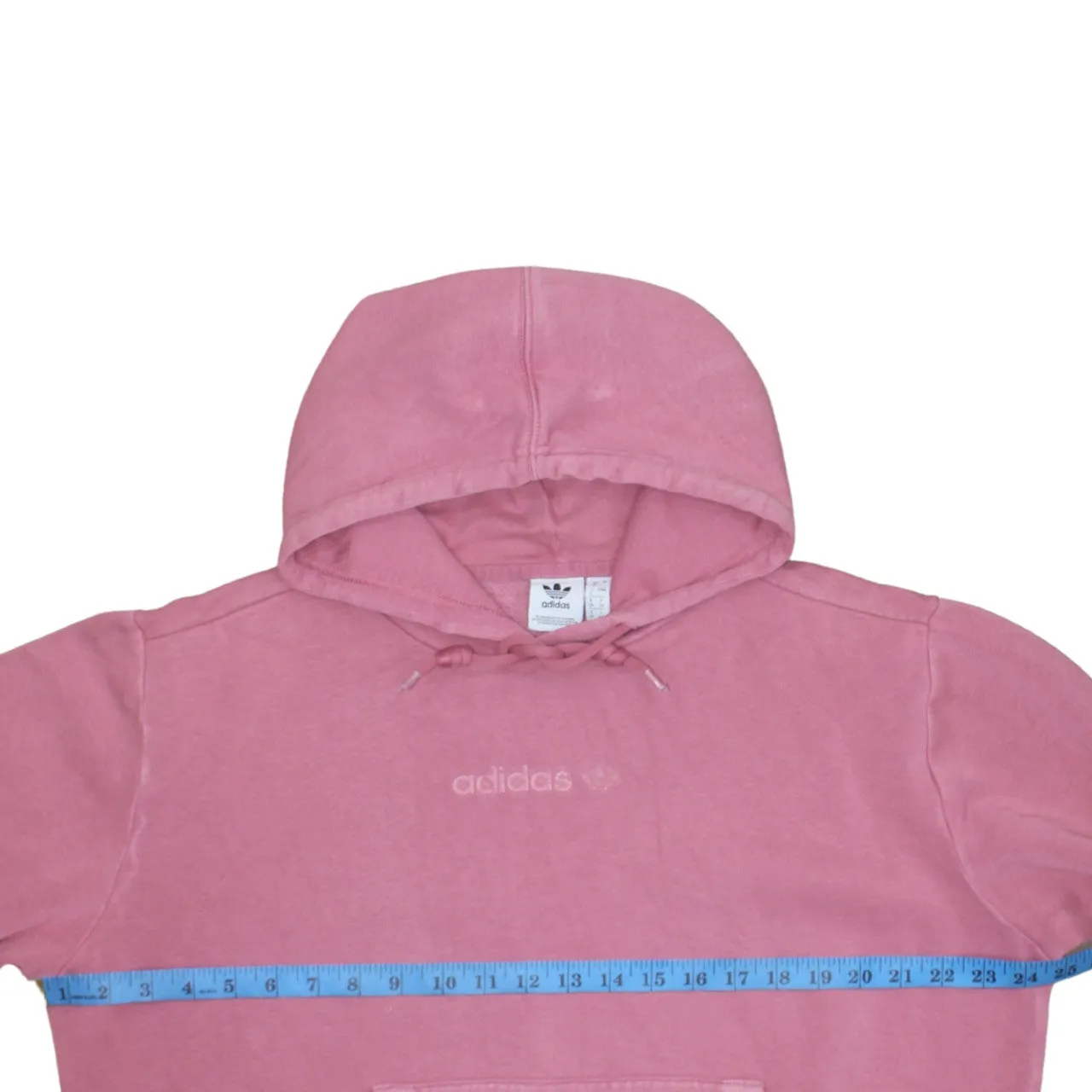 Adidas 90's Drawstring Pockets Pullover Hoodie XLarge Pink sold by Vintage Club product image thumbnail 5
