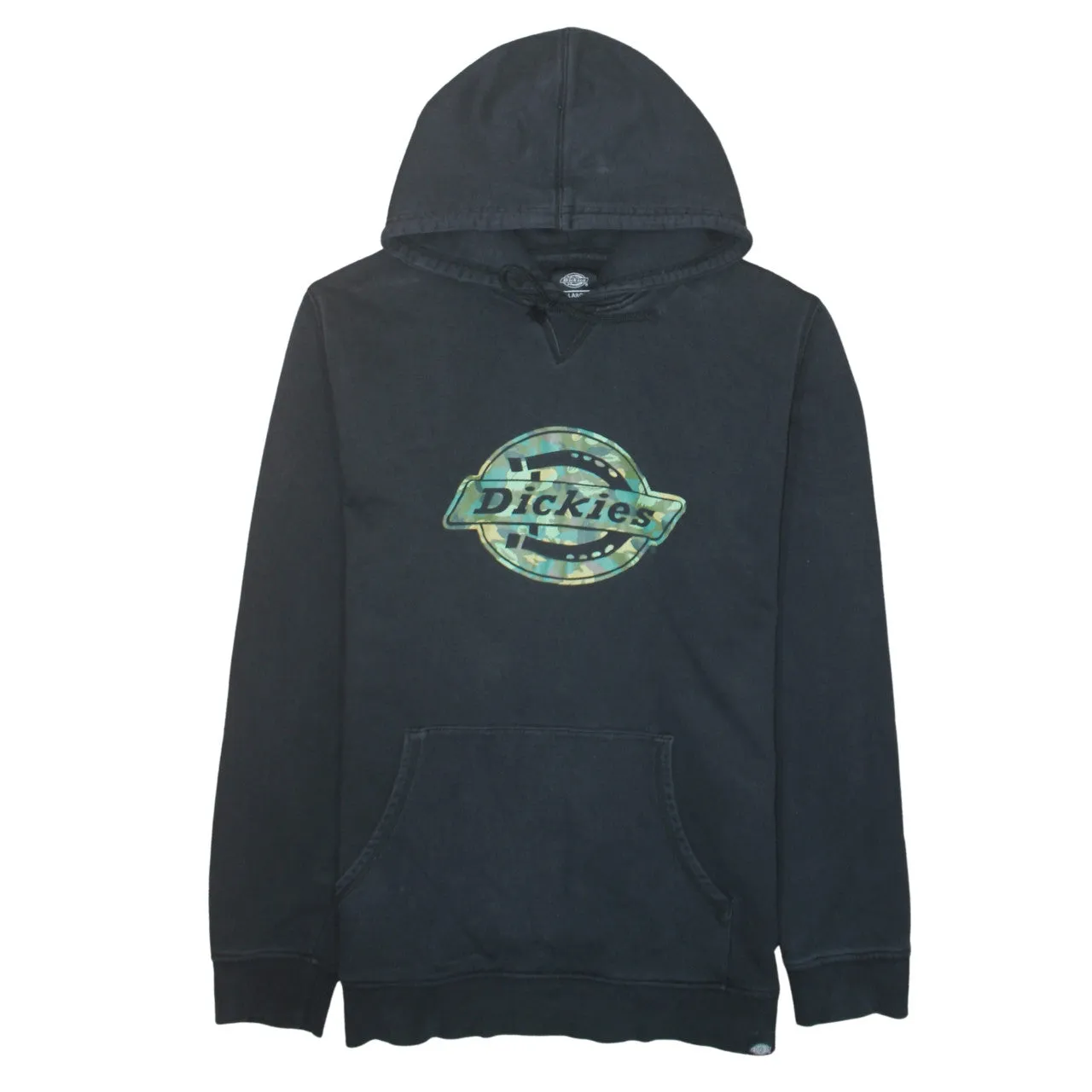 Dickies 90's Spellout Pullover Hoodie XLarge Black sold by Vintage Club