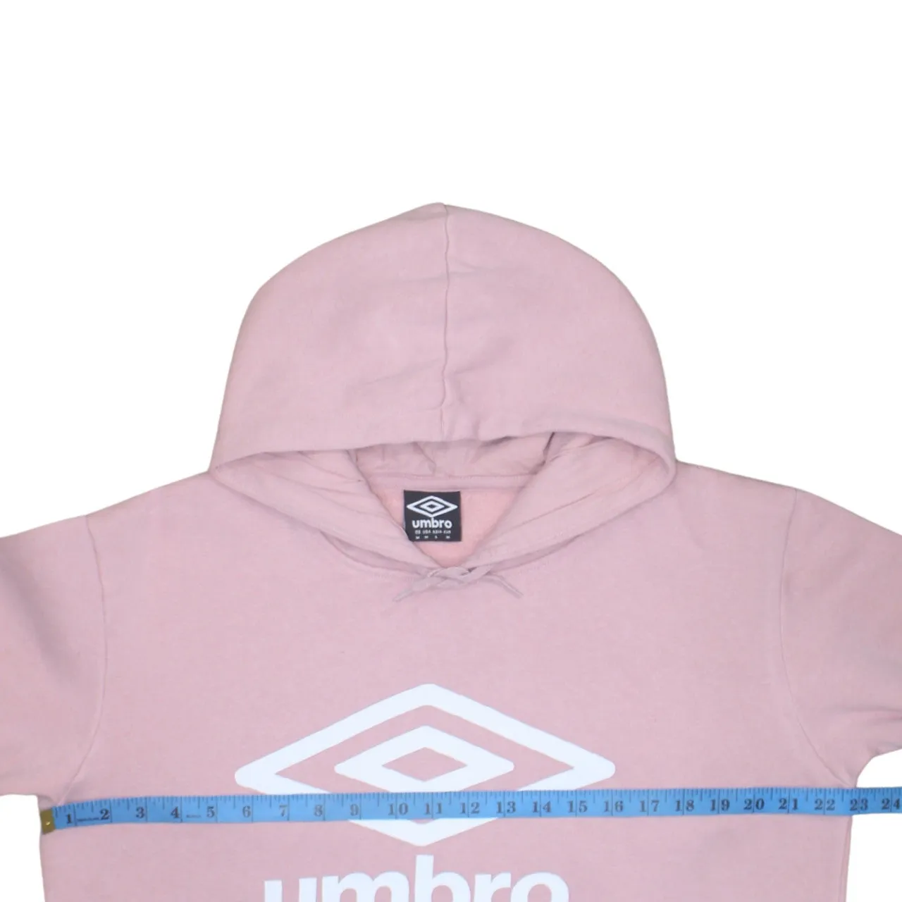 Umbro 90's Spellout Pullover Hoodie Medium Pink sold by Vintage Club product image thumbnail 5