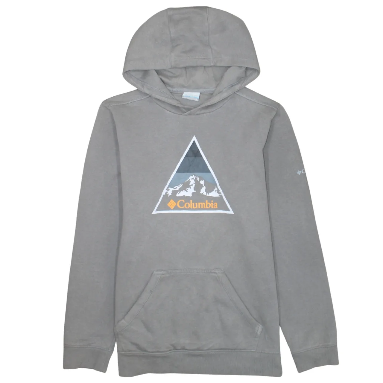 Columbia 90's Spellout Pullover Hoodie Medium Grey sold by Vintage Club