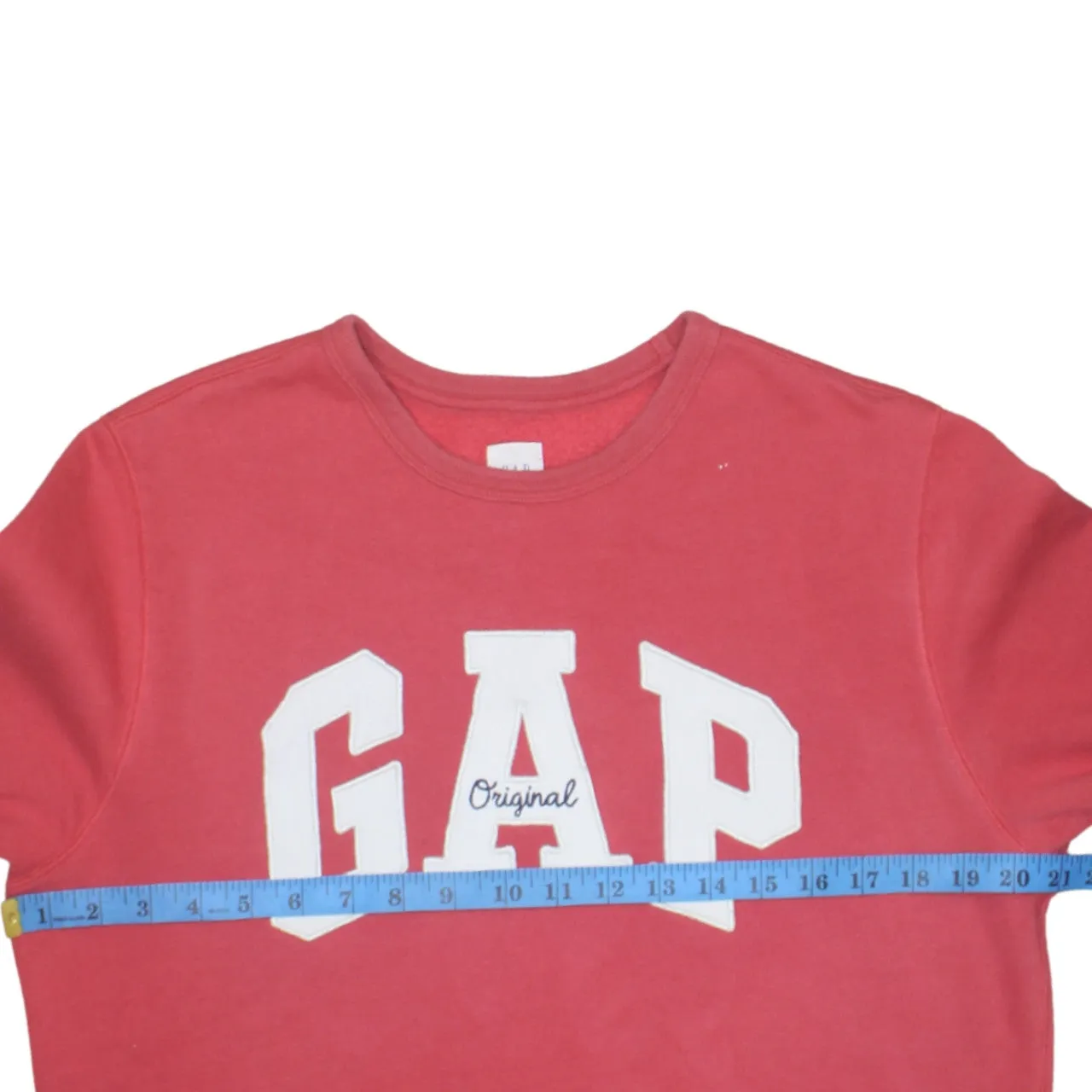 Gap 90's Spellout Crew Neck Sweatshirt Medium Red sold by Vintage Club product image thumbnail 5