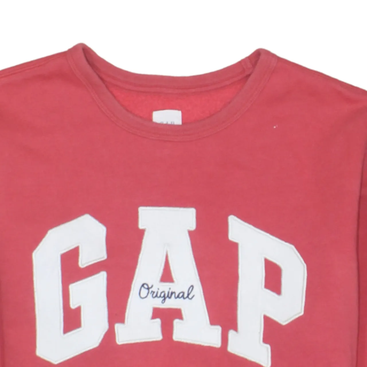 Gap 90's Spellout Crew Neck Sweatshirt Medium Red sold by Vintage Club product image thumbnail 3