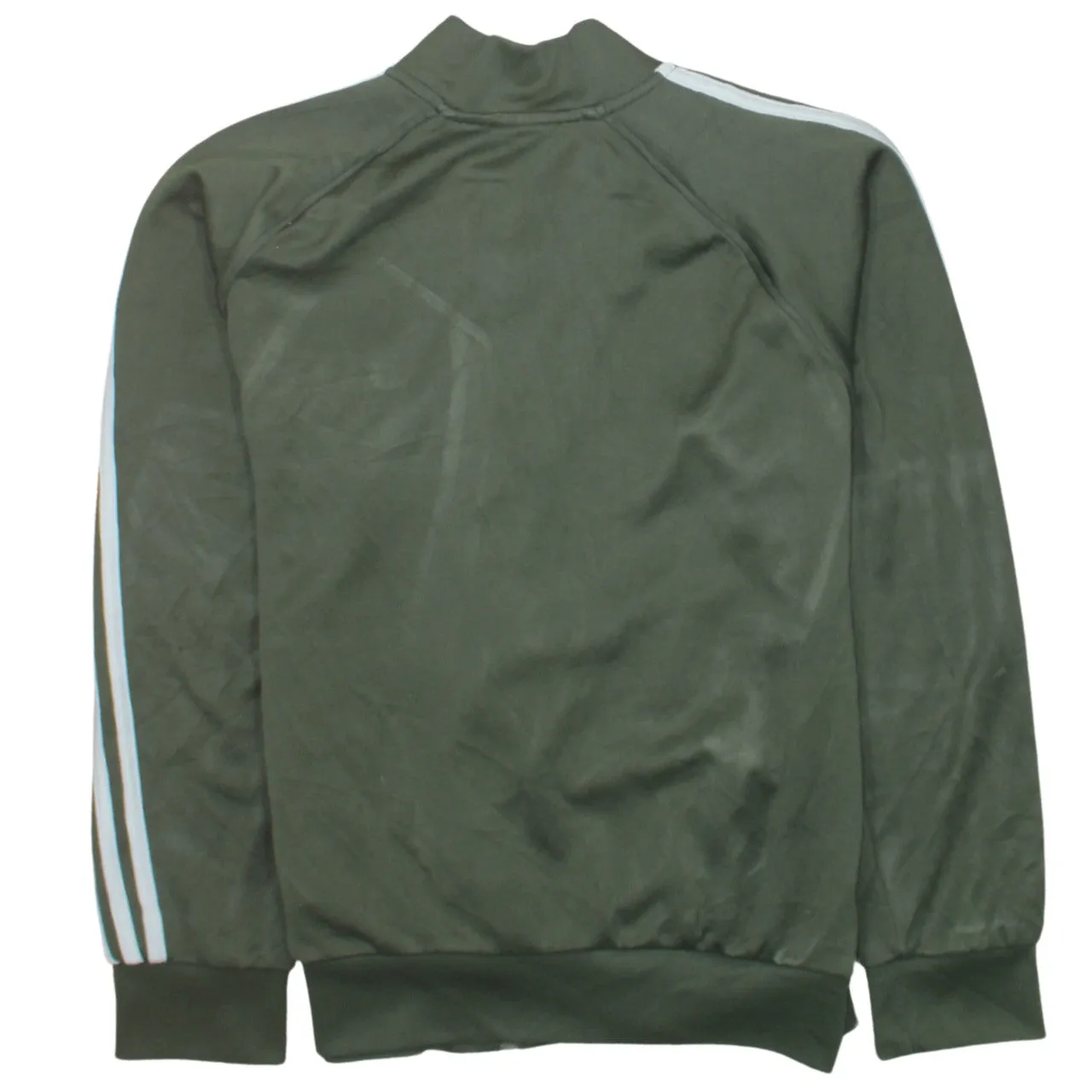 Adidas 90's Striped Sleeve Full Zip Up Sweatshirt Large Green sold by Vintage Club product image thumbnail 2