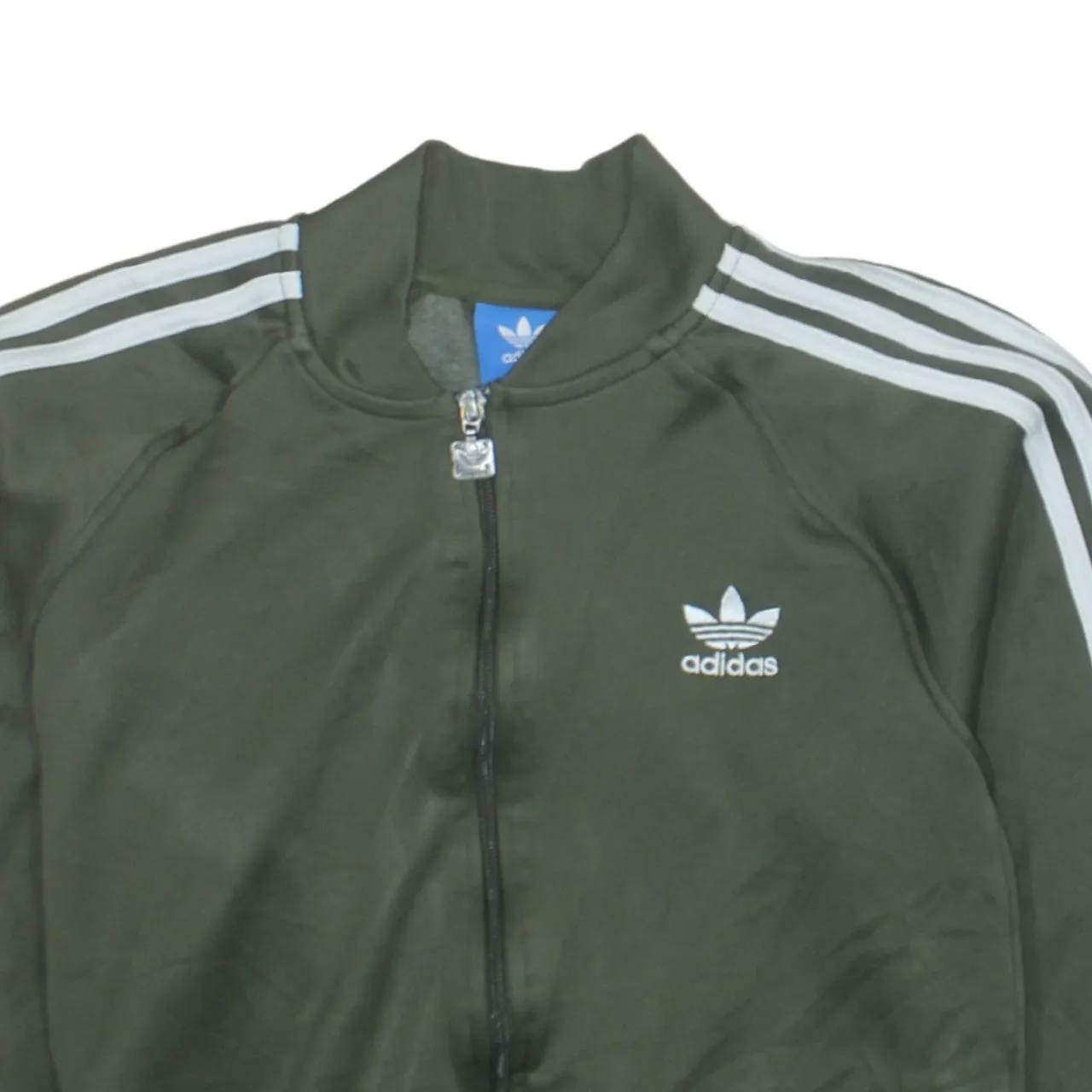 Adidas 90's Striped Sleeve Full Zip Up Sweatshirt Large Green sold by Vintage Club product image thumbnail 3