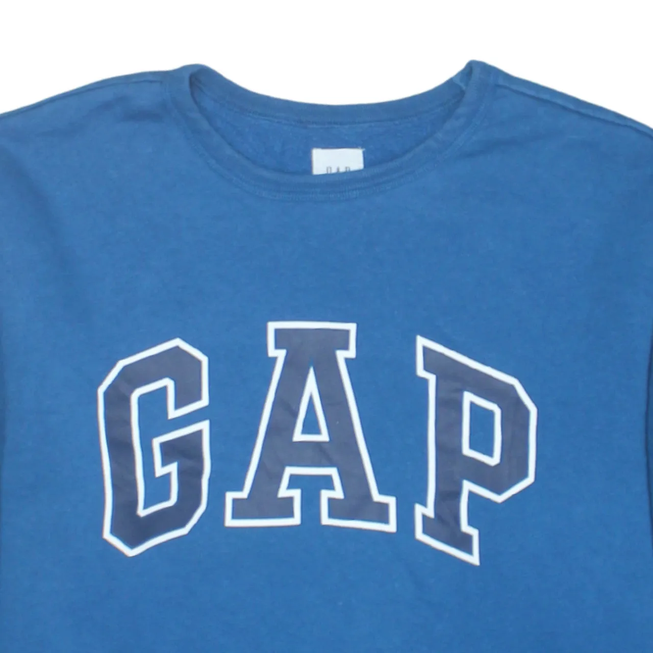 Gap 90's Spellout Crew Neck Sweatshirt Medium Blue sold by Vintage Club product image thumbnail 3