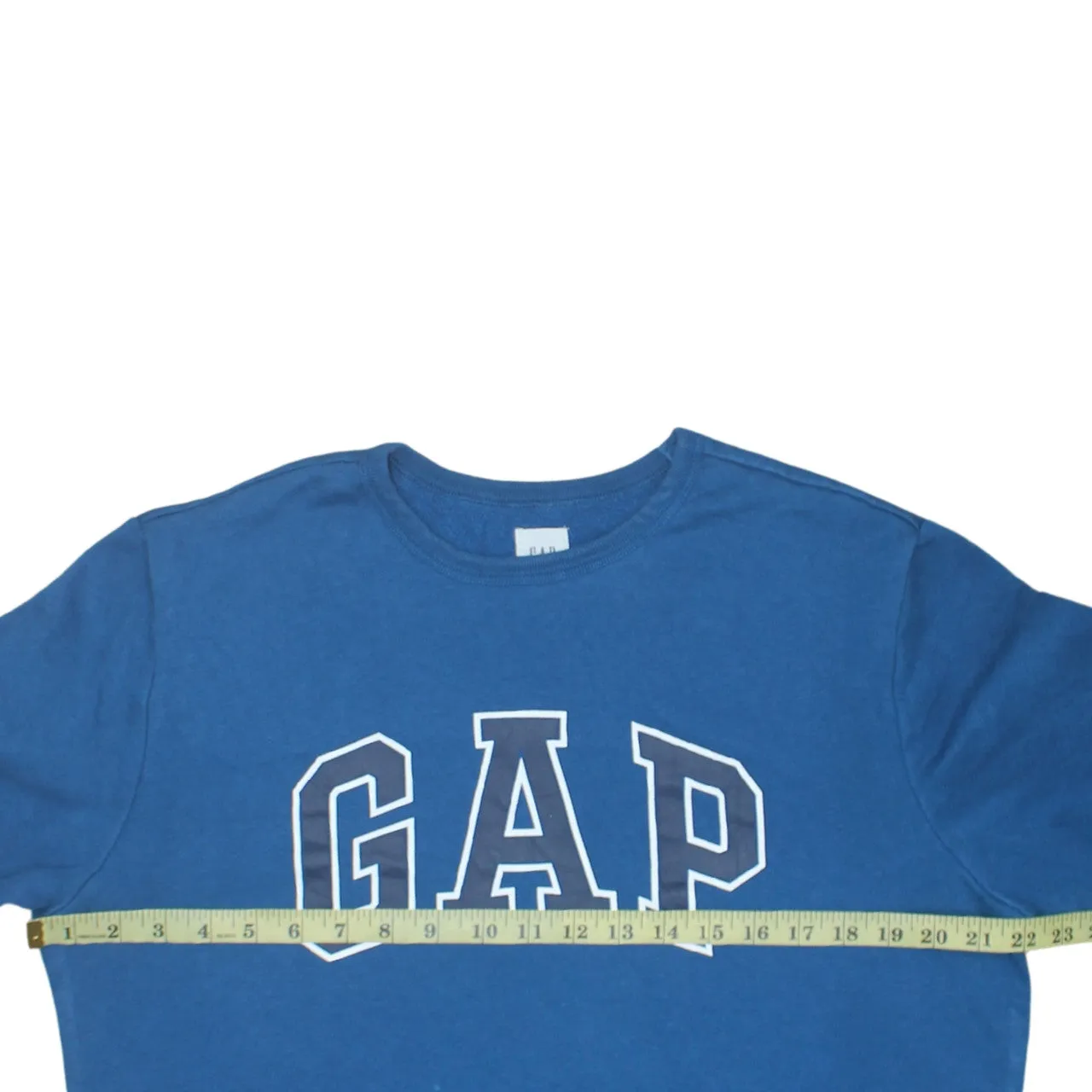 Gap 90's Spellout Crew Neck Sweatshirt Medium Blue sold by Vintage Club product image thumbnail 5