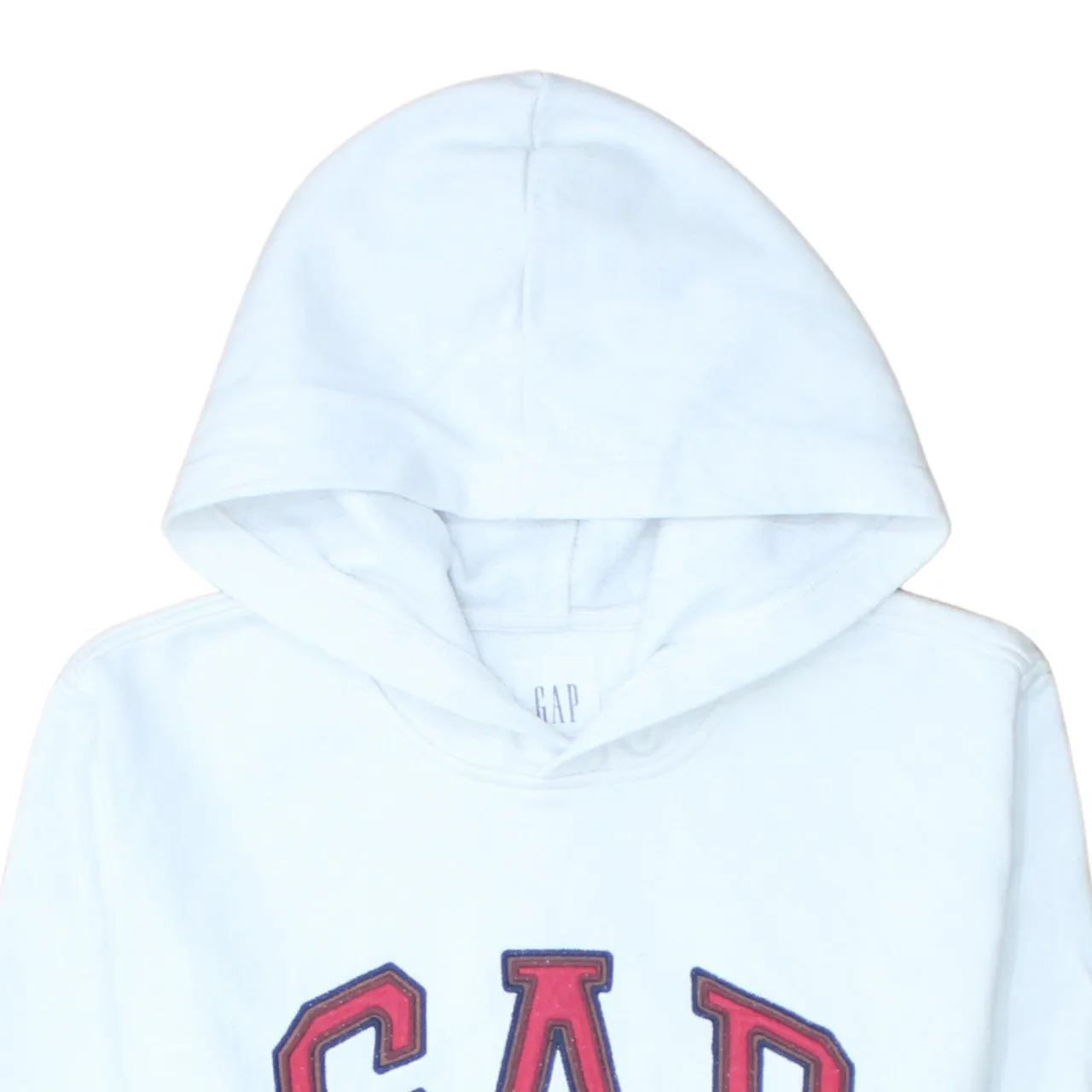 Gap 90's Spellout Pullover Hoodie Medium White sold by Vintage Club product image thumbnail 3