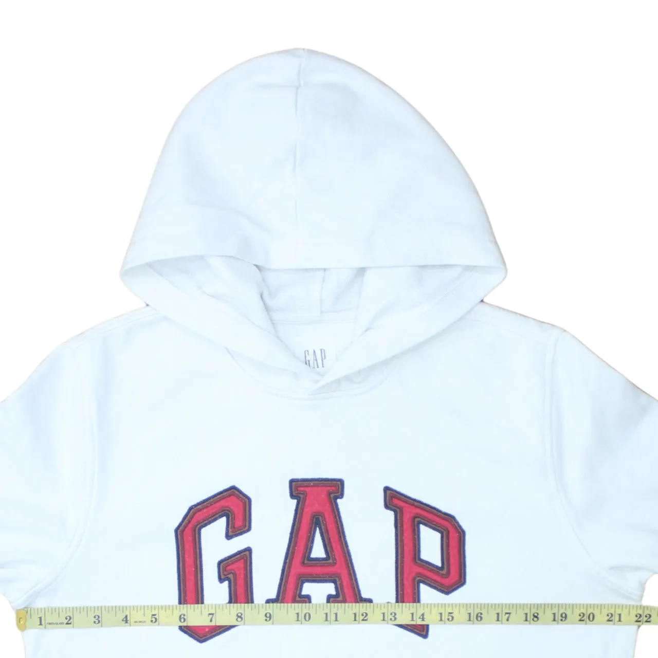 Gap 90's Spellout Pullover Hoodie Medium White sold by Vintage Club product image thumbnail 5