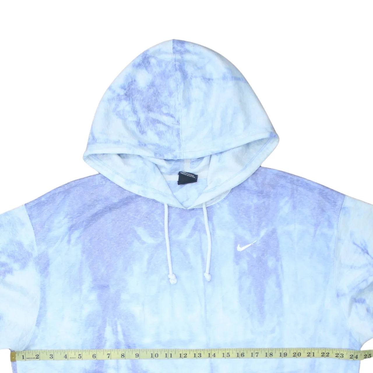 Nike 90's Swoosh Pullover Hoodie Medium Blue sold by Vintage Club product image thumbnail 5
