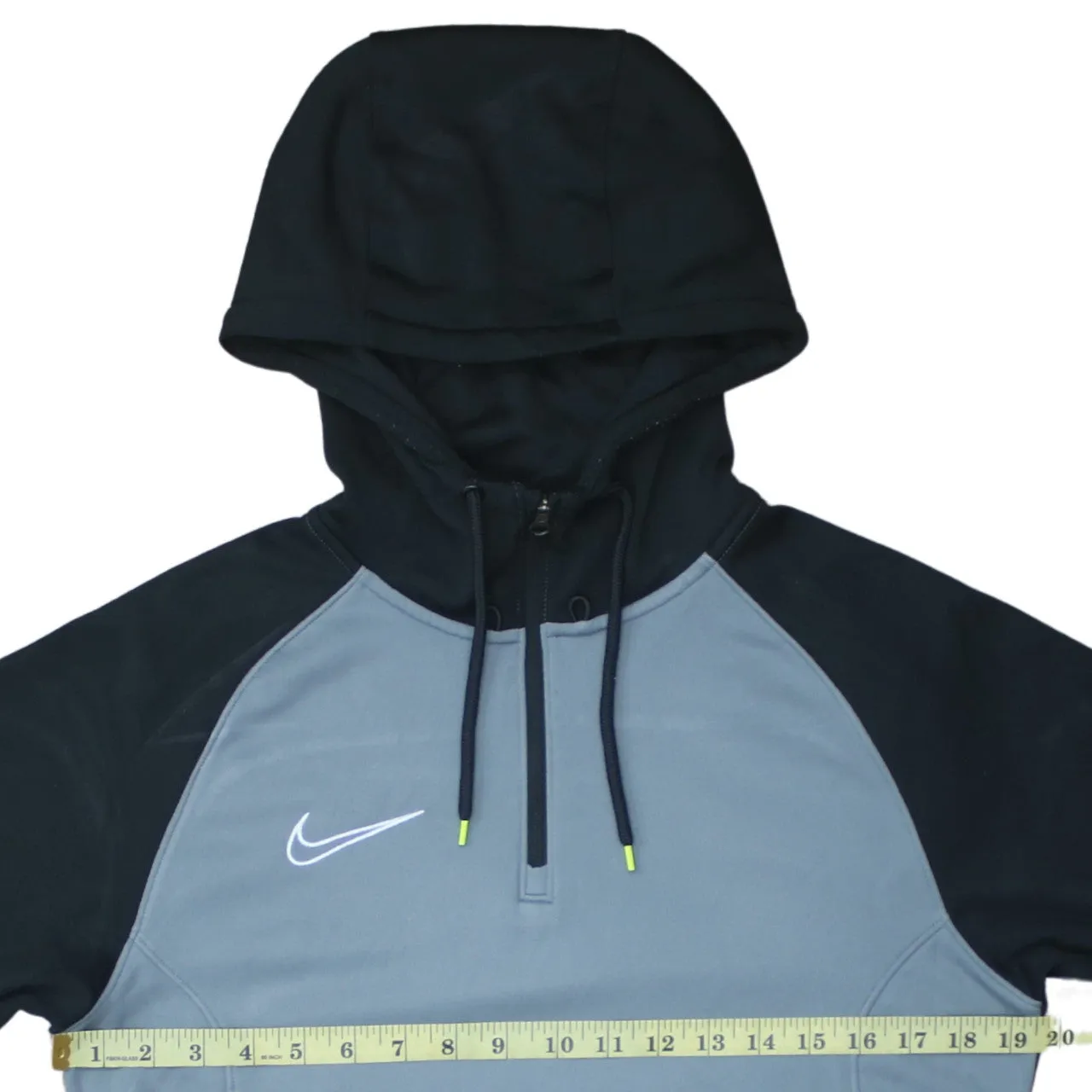 Nike 90's Swoosh Pullover Hoodie Small Black sold by Vintage Club product image thumbnail 5