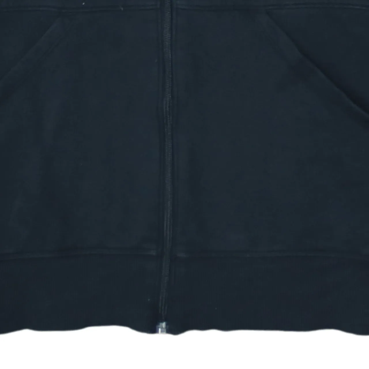 Under Armour 90's Drawstring Pockets Full Zip Up Hoodie Large Black sold by Vintage Club product image thumbnail 4