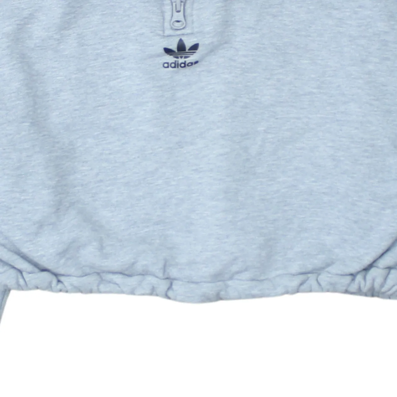Adidas 90's Crop Quarter Zip Sweatshirt Small Grey sold by Vintage Club product image thumbnail 4