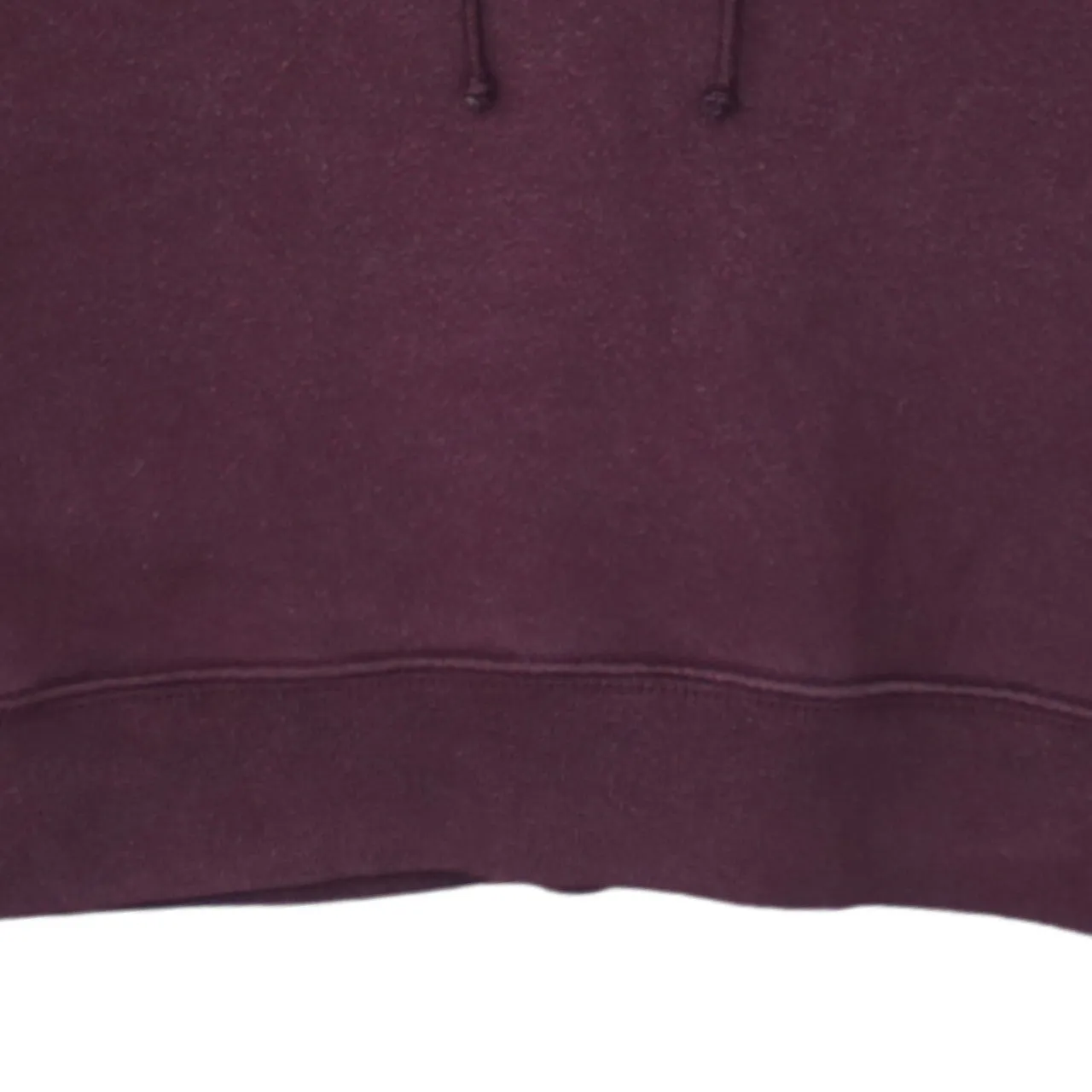 Adidas 90's Striped Sleeve Pullover Hoodie Large Burgundy Red sold by Vintage Club product image thumbnail 4