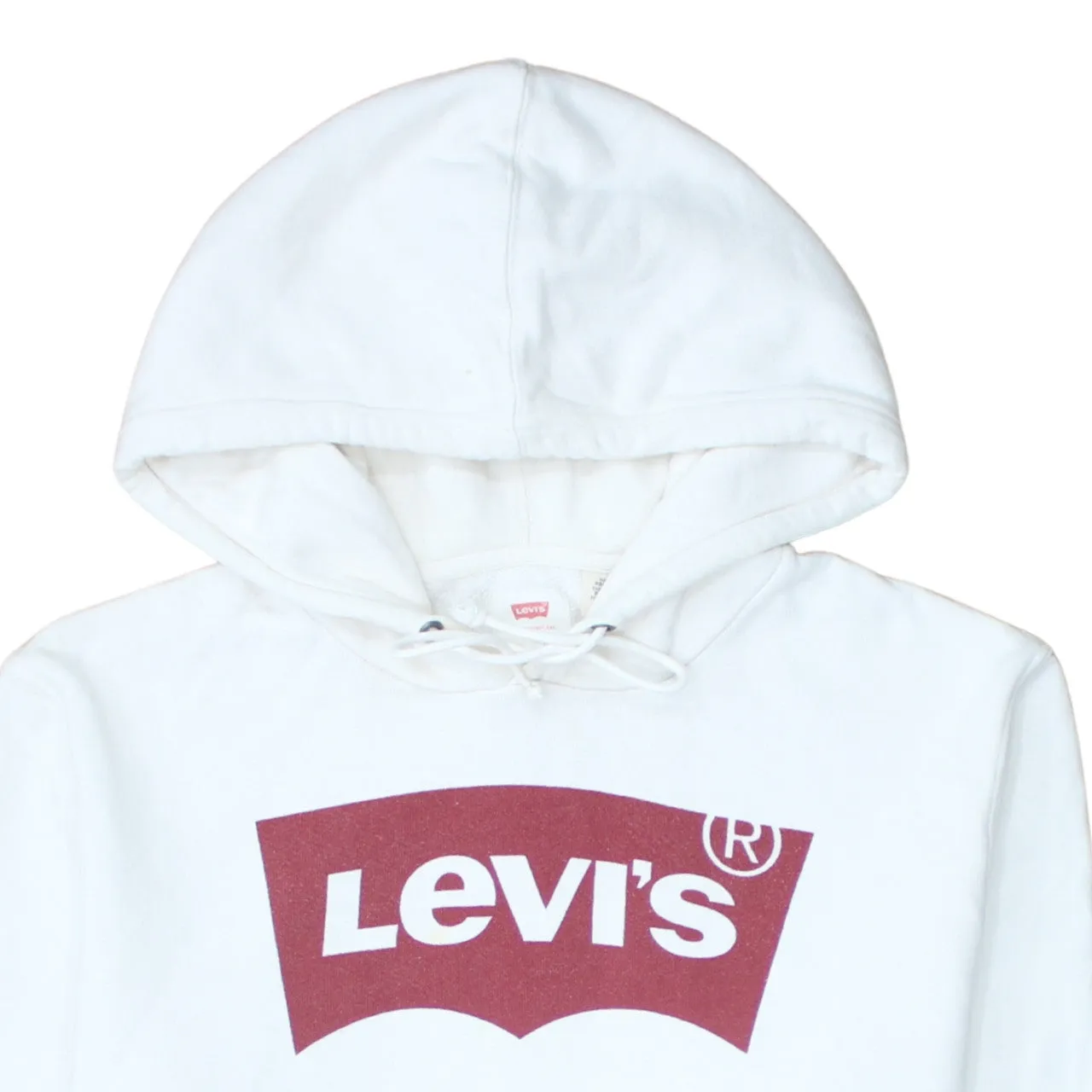 Levi's 90's Spellout Pullover Hoodie XLarge White sold by Vintage Club product image thumbnail 3