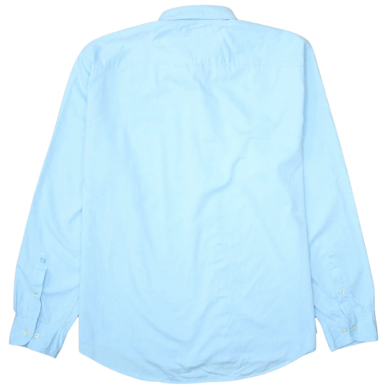 Tommy Hilfiger 90's Long Sleeve Button Up Shirt XLarge Blue sold by Vintage Club product image thumbnail 2