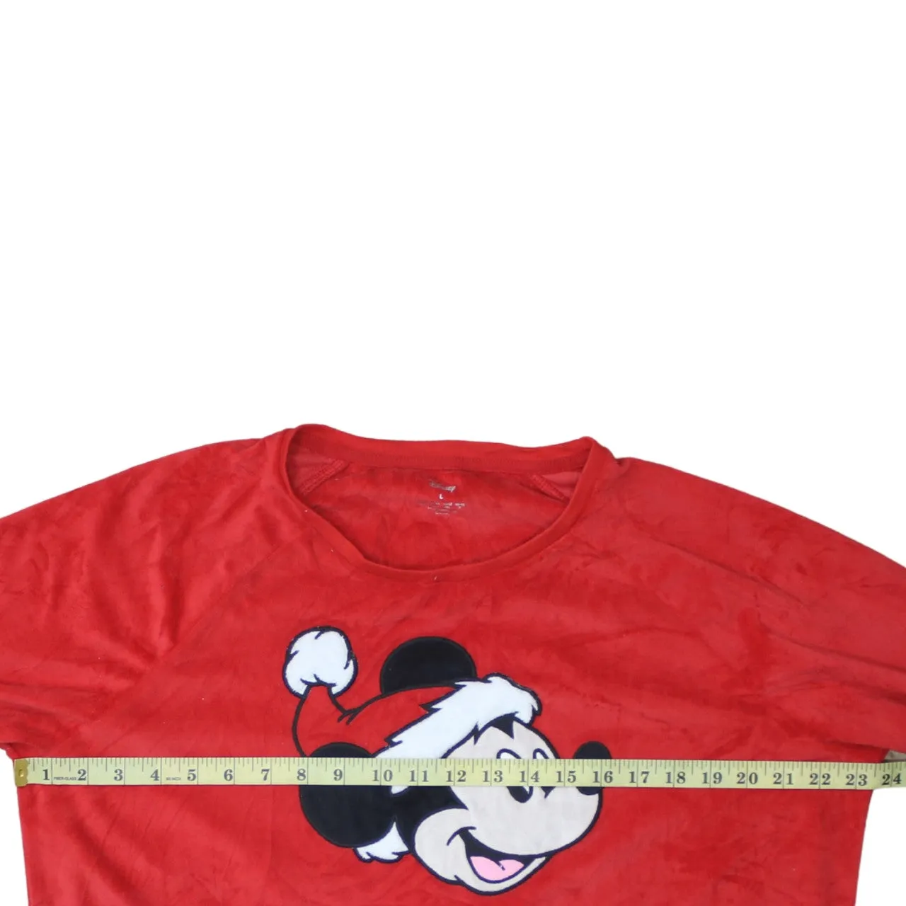 Disney 90's Mickey Mouse Crew Neck Sweatshirt Large Red sold by Vintage Club product image thumbnail 5