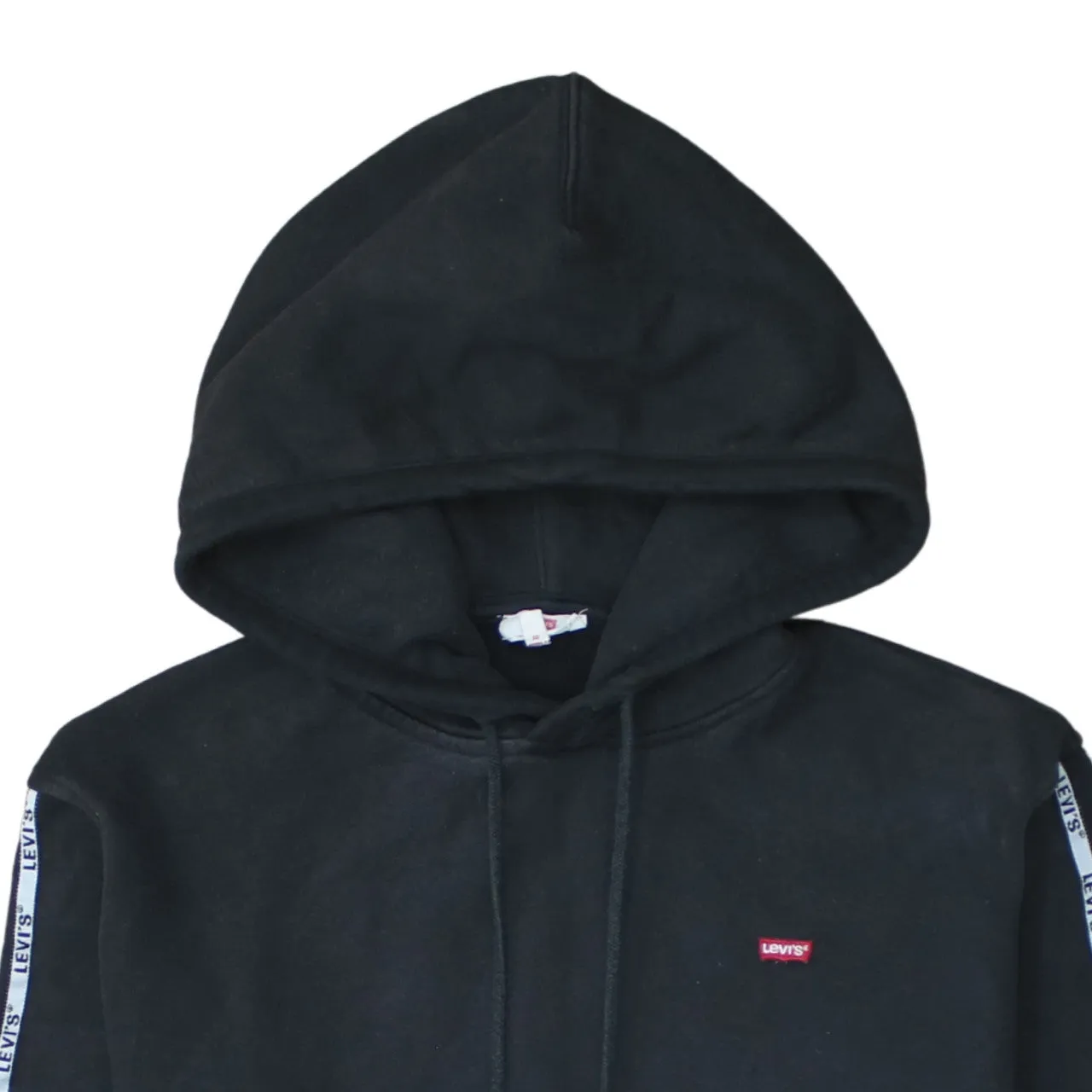 Levi's 90's Drawstring Pockets Pullover Hoodie XSmall Black sold by Vintage Club product image thumbnail 3