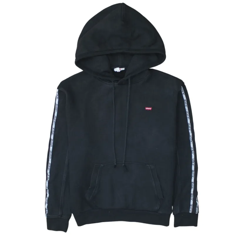 Levi's 90's Drawstring Pockets Pullover Hoodie XSmall Black sold by Vintage Club