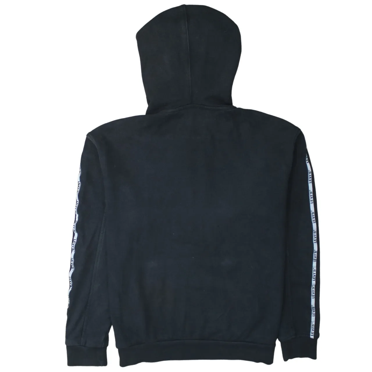 Levi's 90's Drawstring Pockets Pullover Hoodie XSmall Black sold by Vintage Club product image thumbnail 2