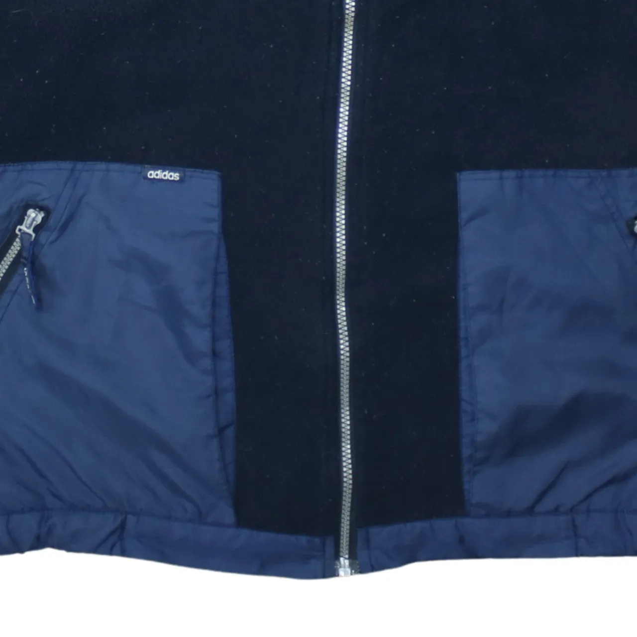 Adidas 90's Hiking Warm Full Zip Up Fleece Jumper XLarge Navy Blue sold by Vintage Club product image thumbnail 4