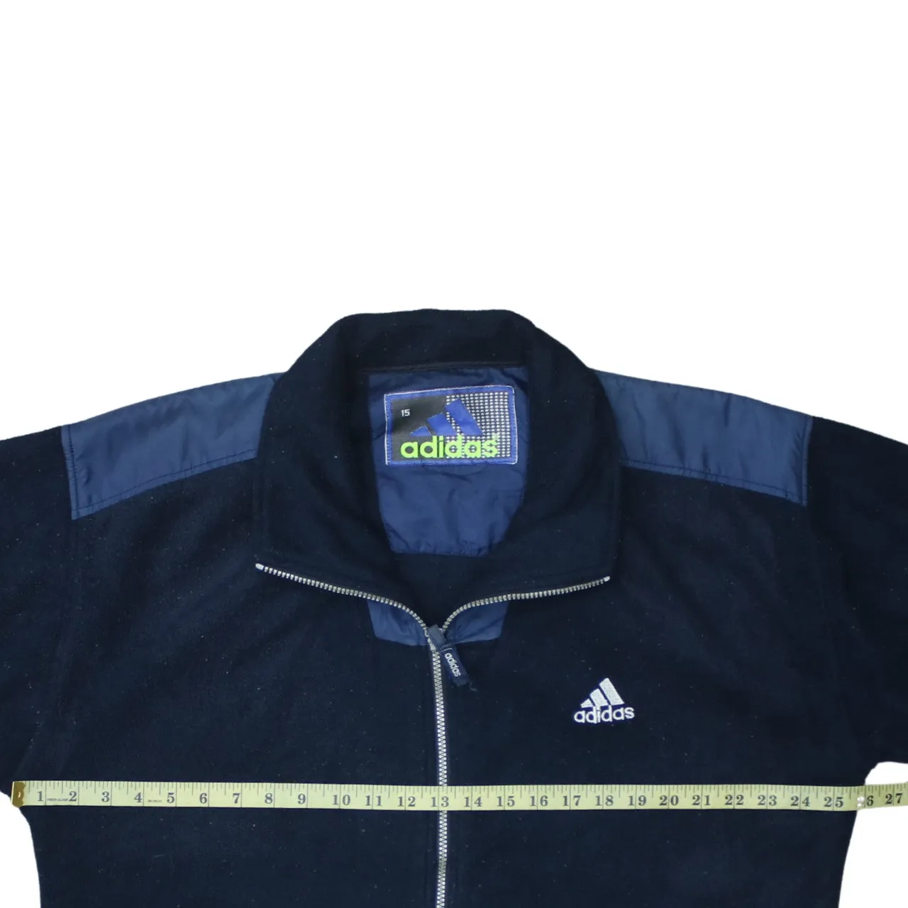 Adidas 90's Hiking Warm Full Zip Up Fleece Jumper XLarge Navy Blue sold by Vintage Club product image thumbnail 5