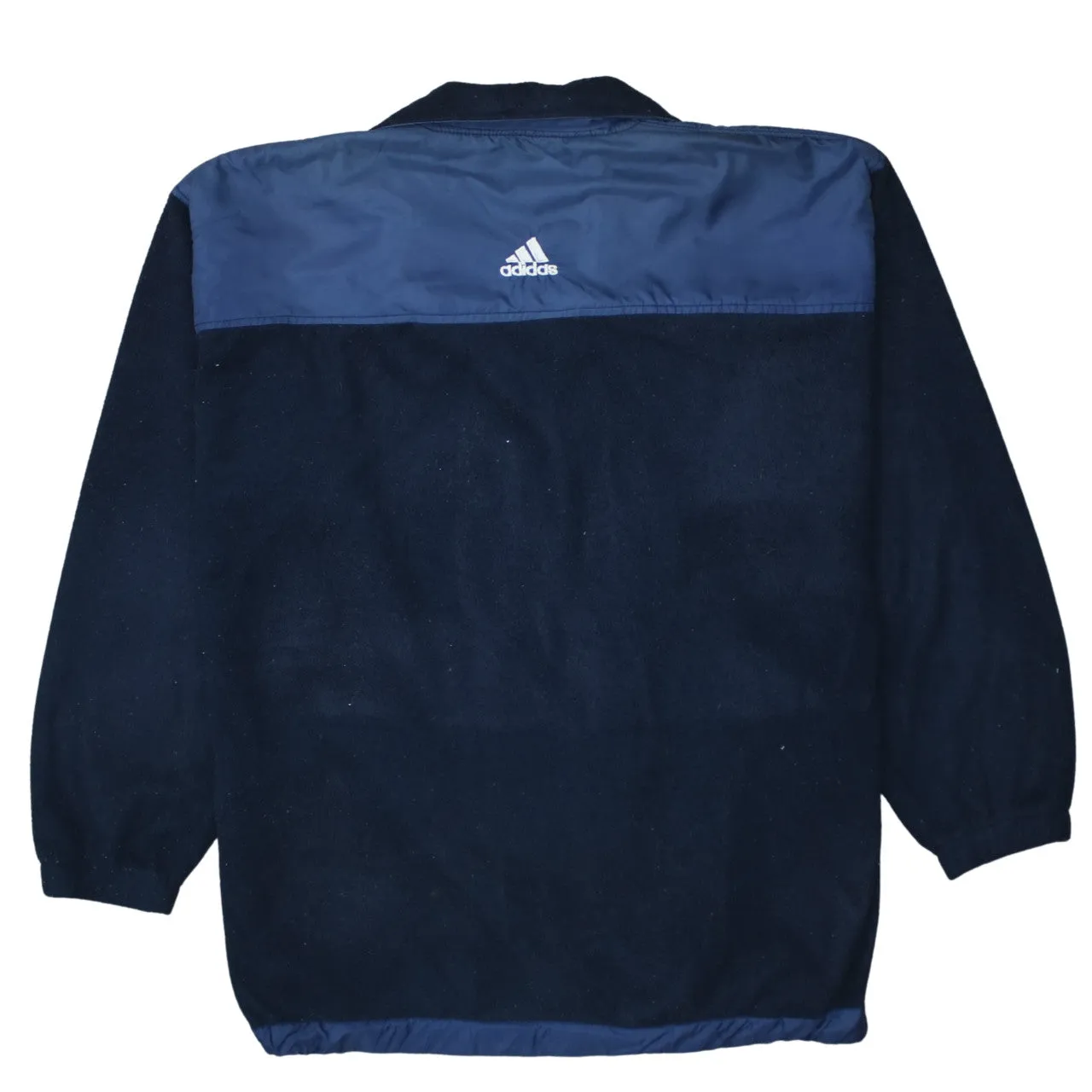 Adidas 90's Hiking Warm Full Zip Up Fleece Jumper XLarge Navy Blue sold by Vintage Club product image thumbnail 2