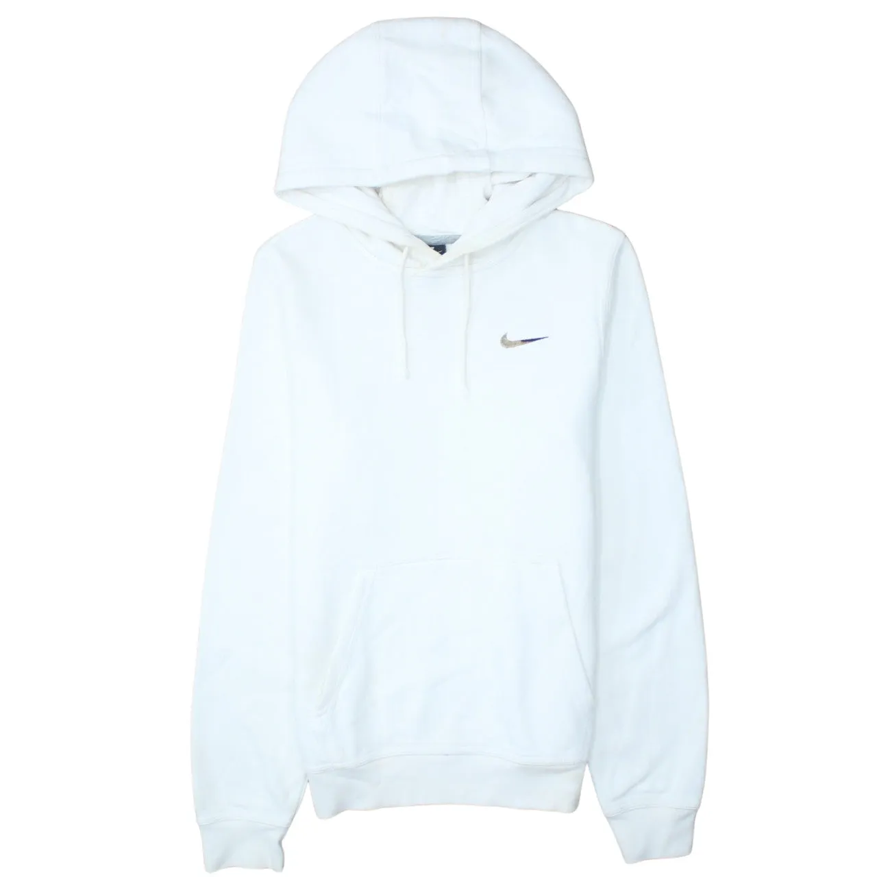 Nike 90's Swoosh Pullover Hoodie XSmall White sold by Vintage Club