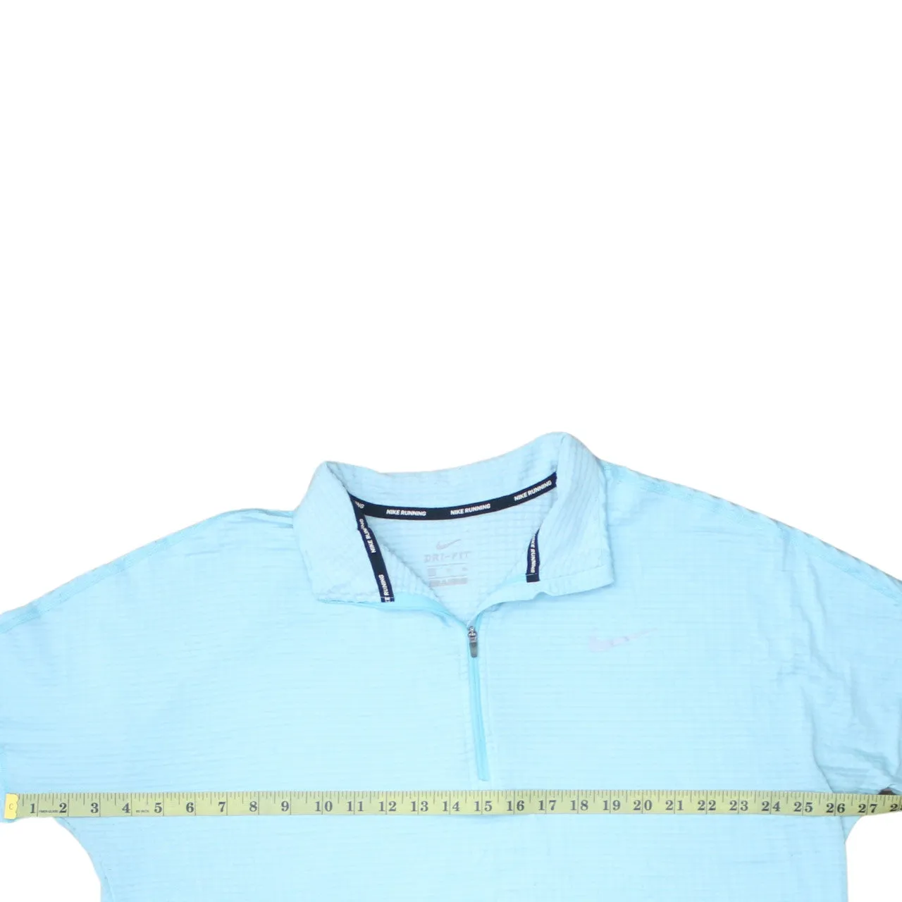 Nike 90's Swoosh Quarter Zip Sweatshirt Large Blue sold by Vintage Club product image thumbnail 5