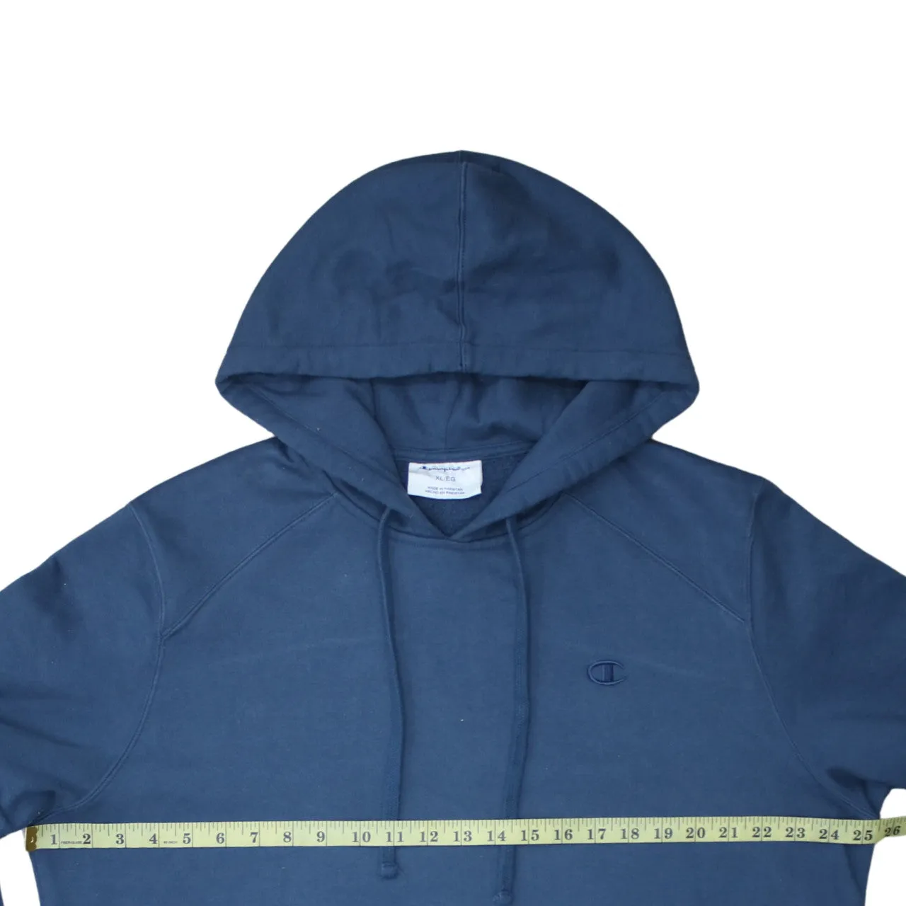 Champion 90's Drawstring Pockets Pullover Hoodie XLarge Navy Blue sold by Vintage Club product image thumbnail 5