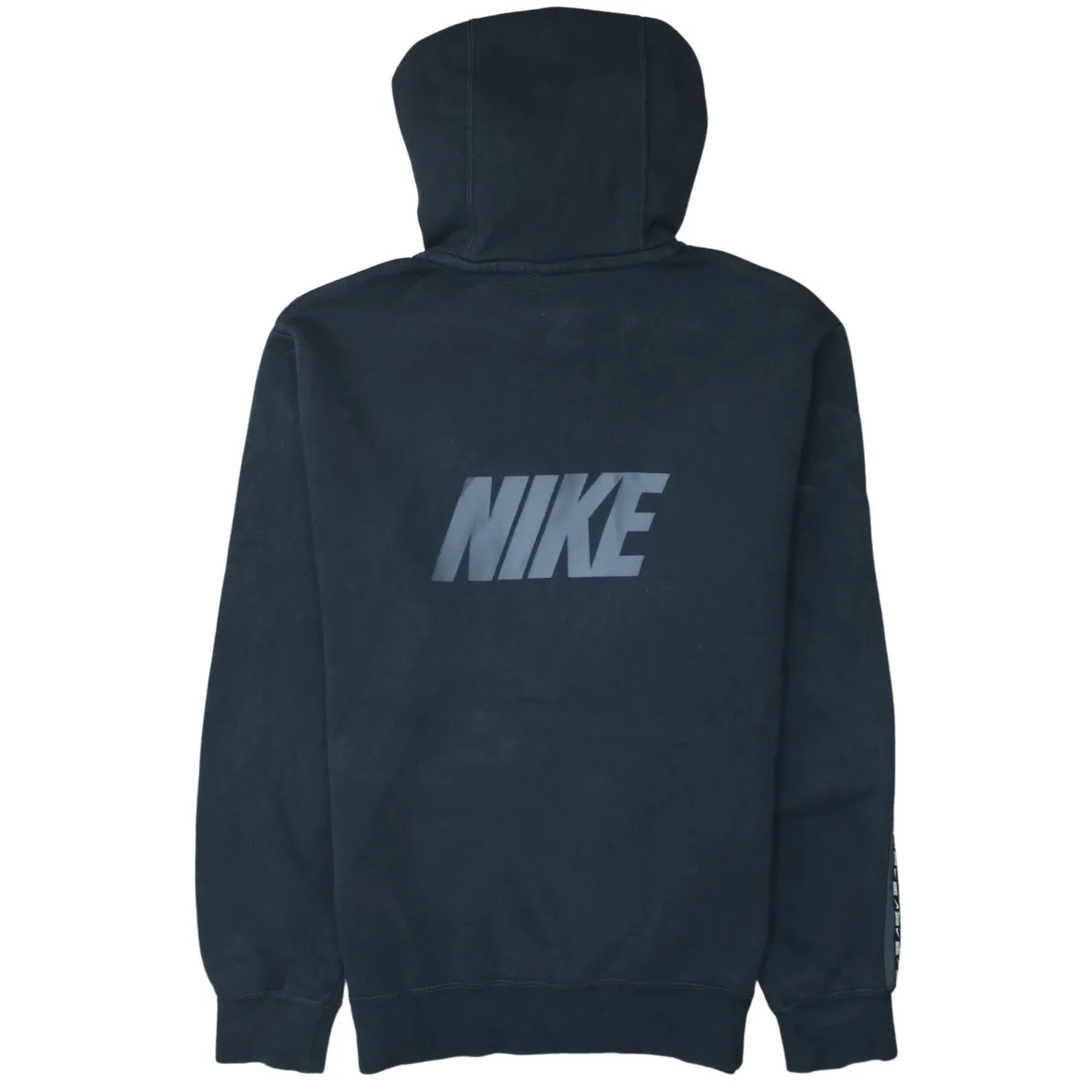Nike 90's Center Middle Swoosh Pullover Hoodie XSmall Black sold by Vintage Club product image thumbnail 2