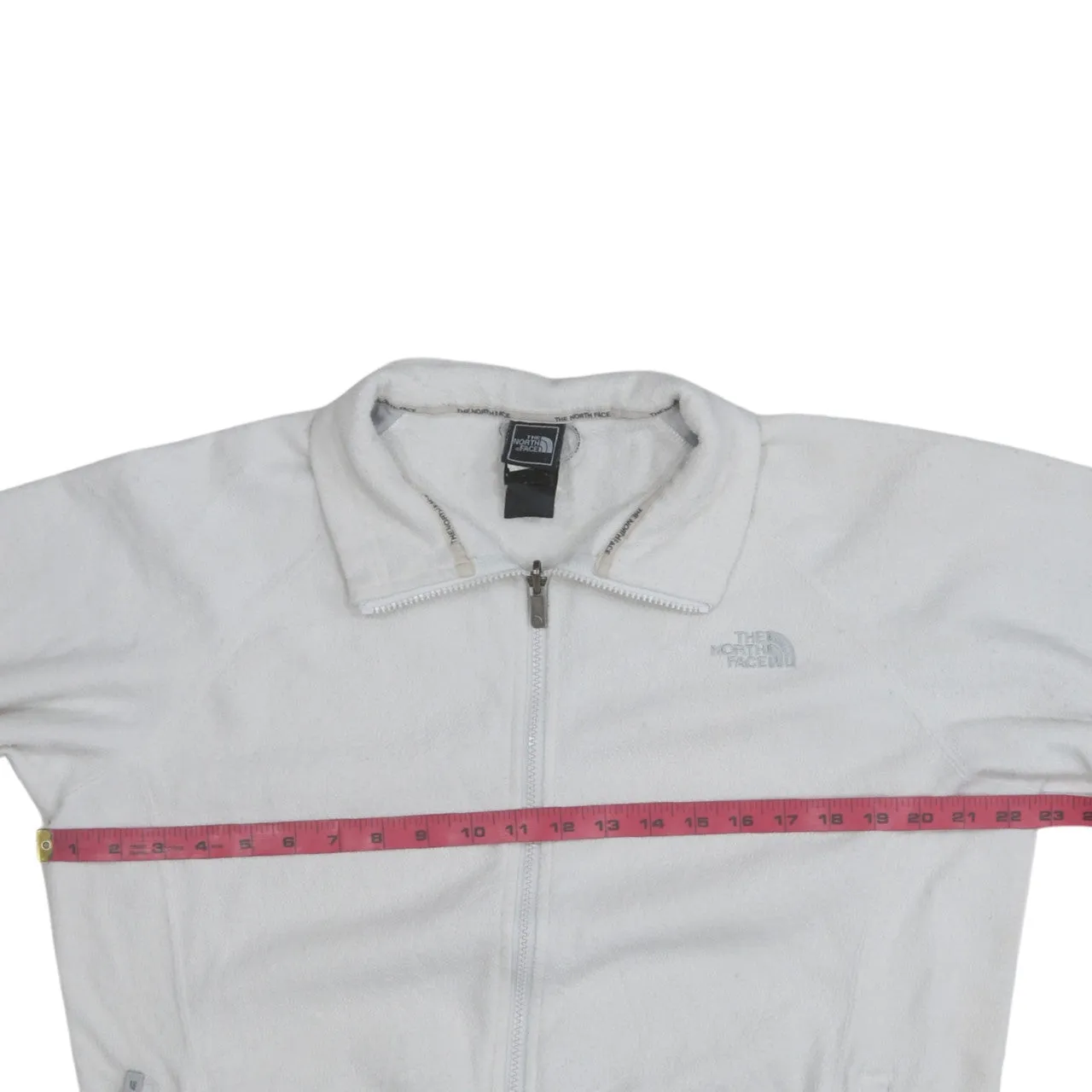 The North Face 90's Hiking Warm Full Zip Up Fleece Jumper Medium White sold by Vintage Club product image thumbnail 5